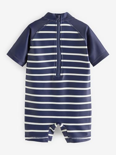 Next costume intero bimbo anti-UV navy stripe 12-18m