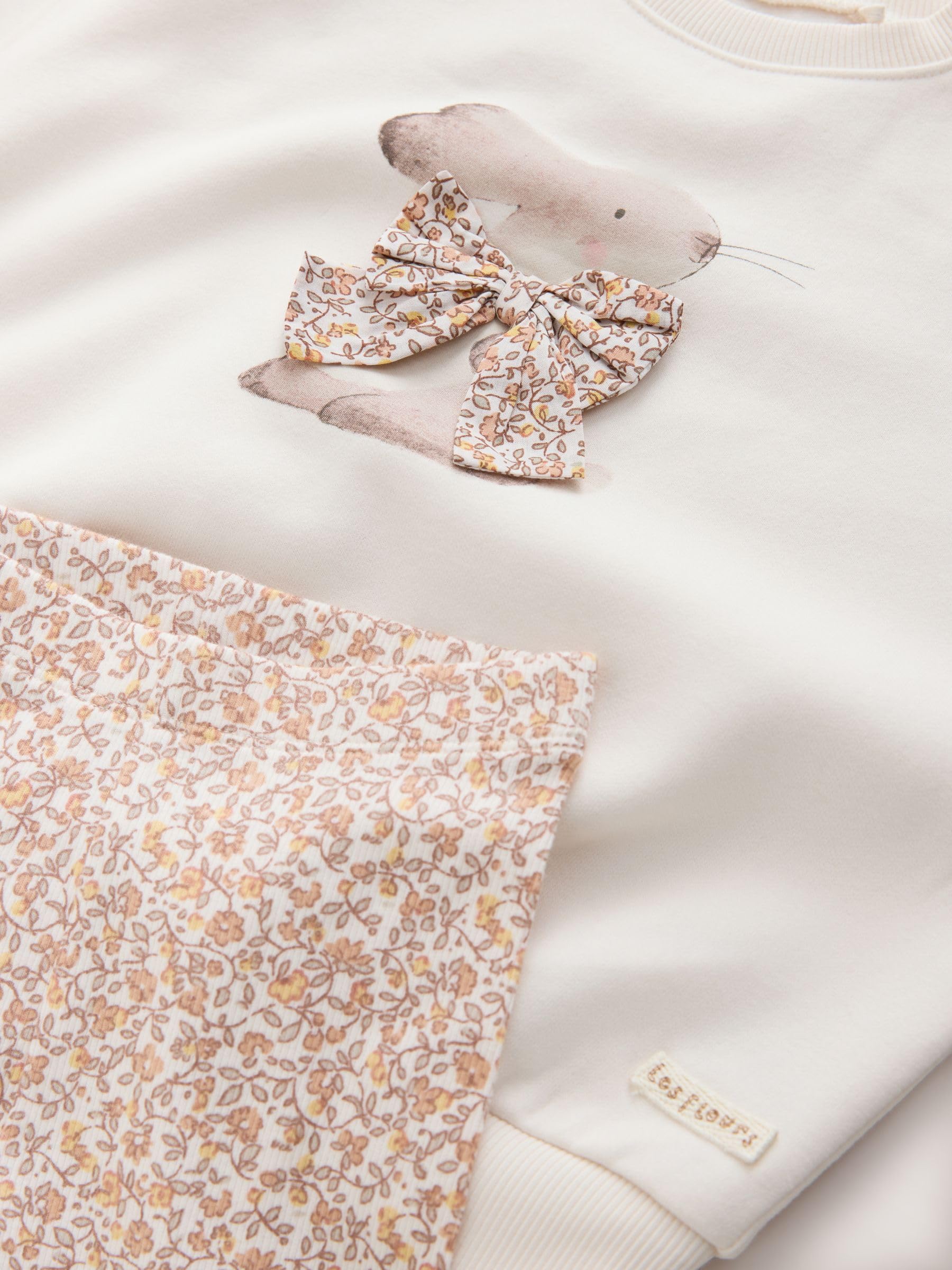 Next completo bambina felpa e leggings 2 pezzi 92-98 comodo