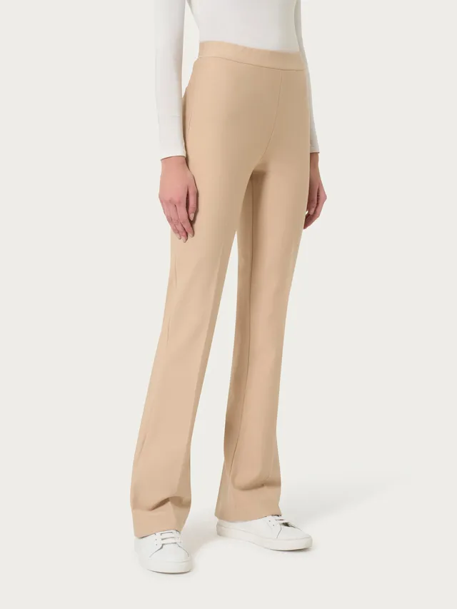 Ragno Compact The Flare pantalone Irish Cream scampanato