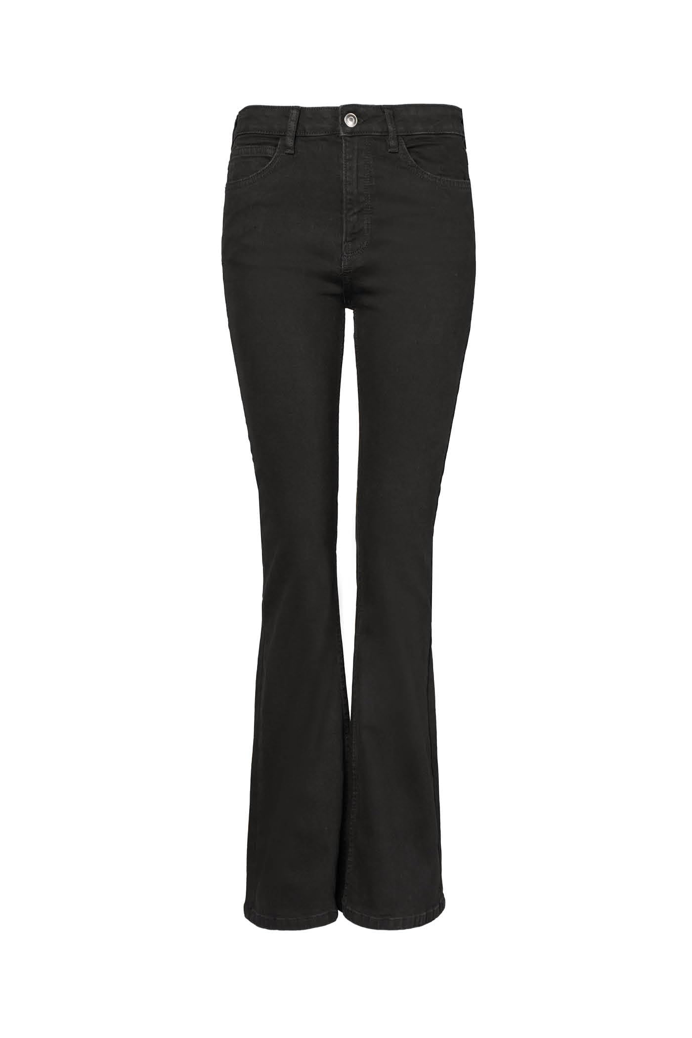 Goldenpoint Jeans Flare Long Donna Vita Media