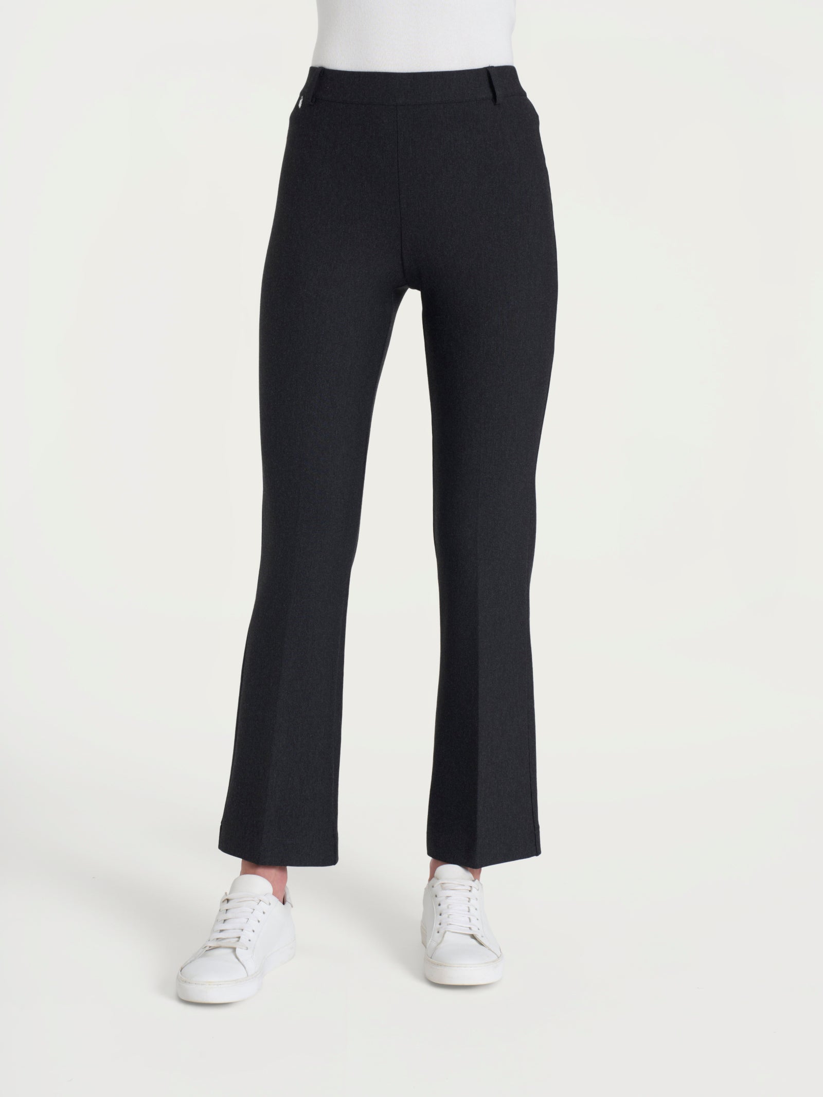 Ragno Compact Pantalone Flare Oscuro Elasticizzato