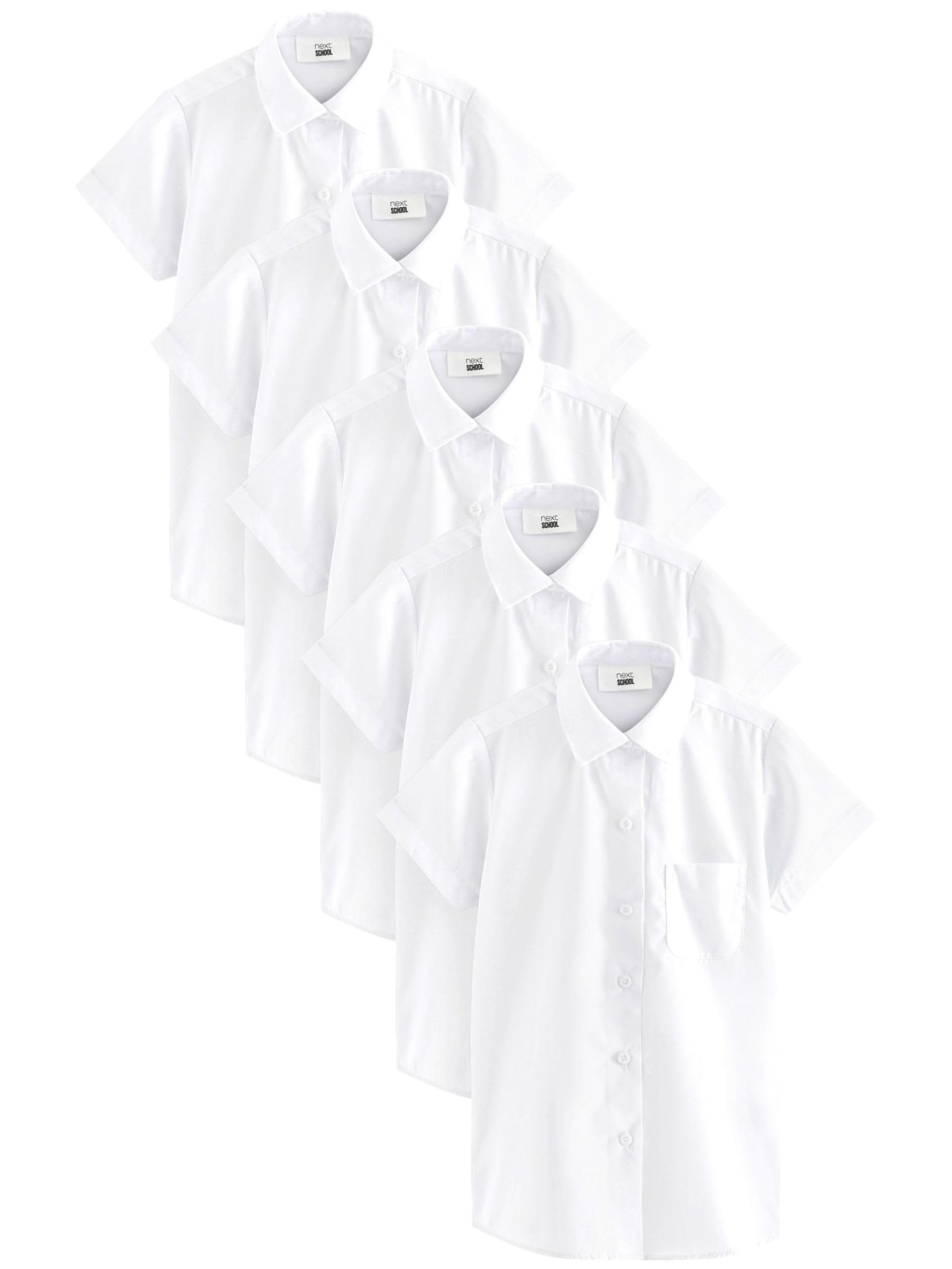 Geo Next camicia scuola maniche corte 5 anni confezione 5 pezzi