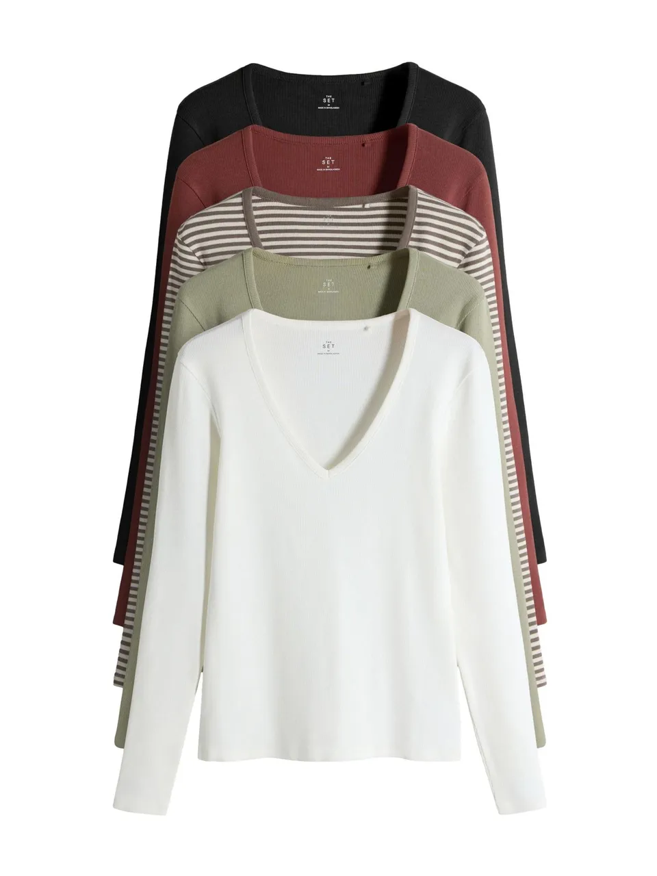 Geo Next The Set Maglia Donna Manica Lunga 5 Pezzi Costina