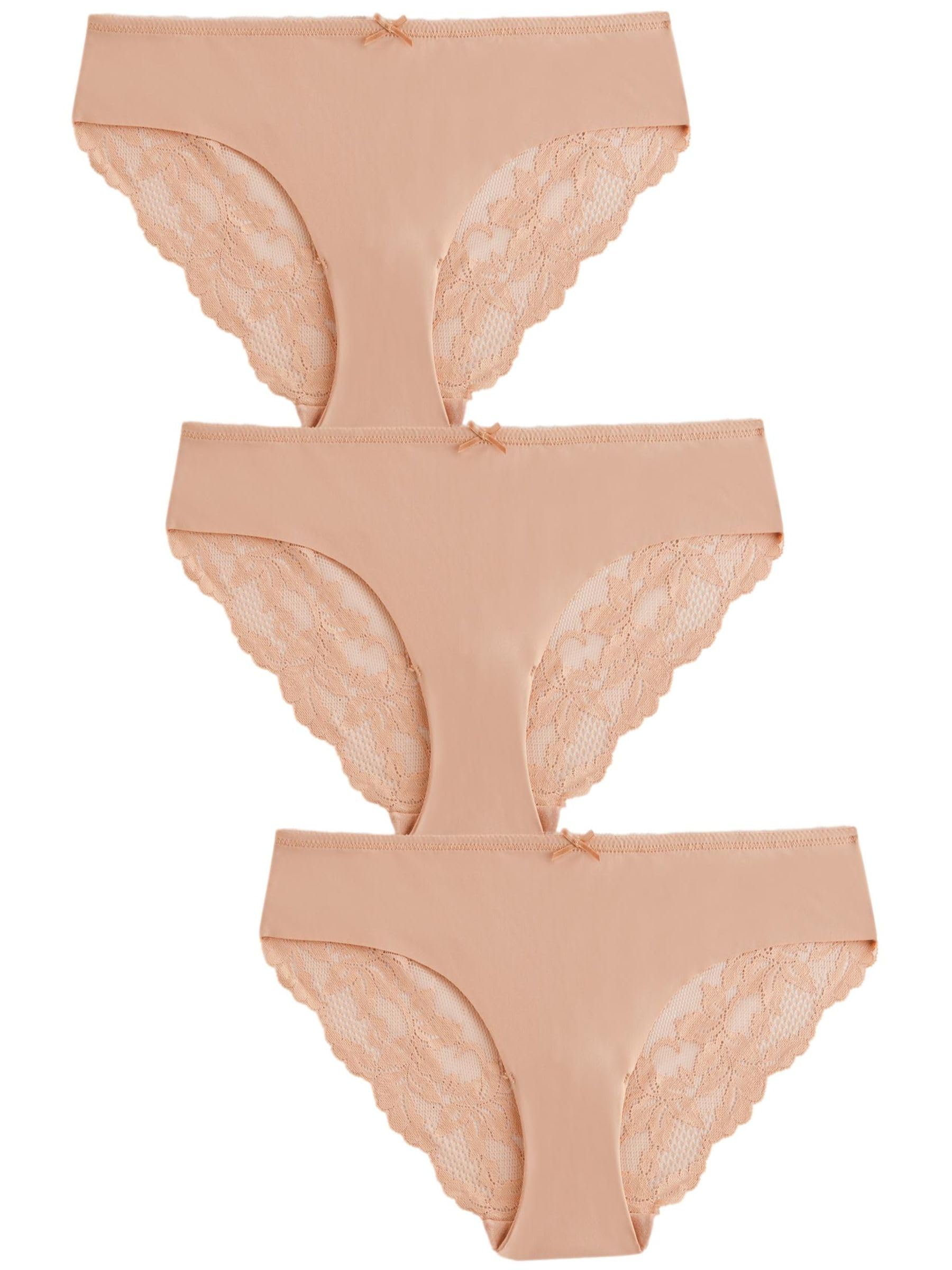 Next brasiliane retro pizzo slip 3 pezzi pizzo non segna