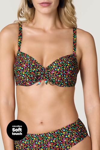 Goldenpoint Wonderland coulisse con ferretto top bikini fantasia floreale