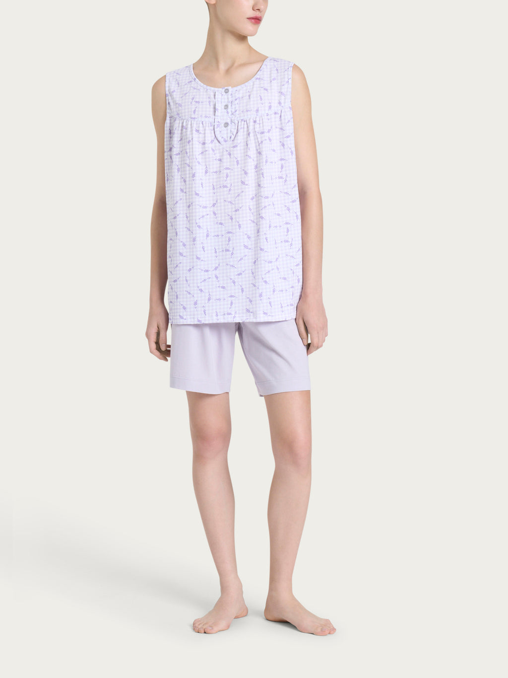 Ragno Jersey Cotone Pigiama corto fantasia Thistle