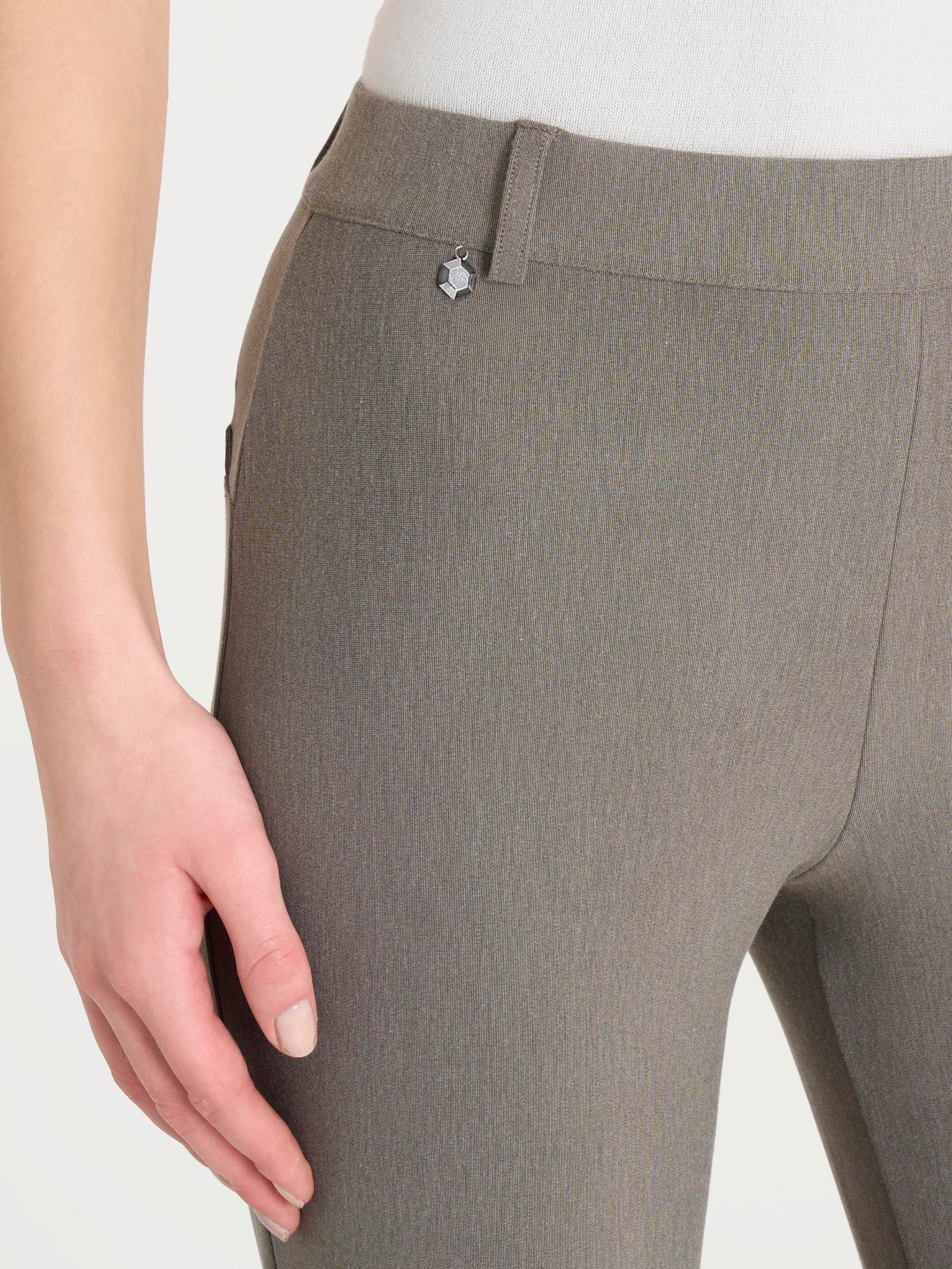 Ragno Compact pantalone flare glace melange caviglia