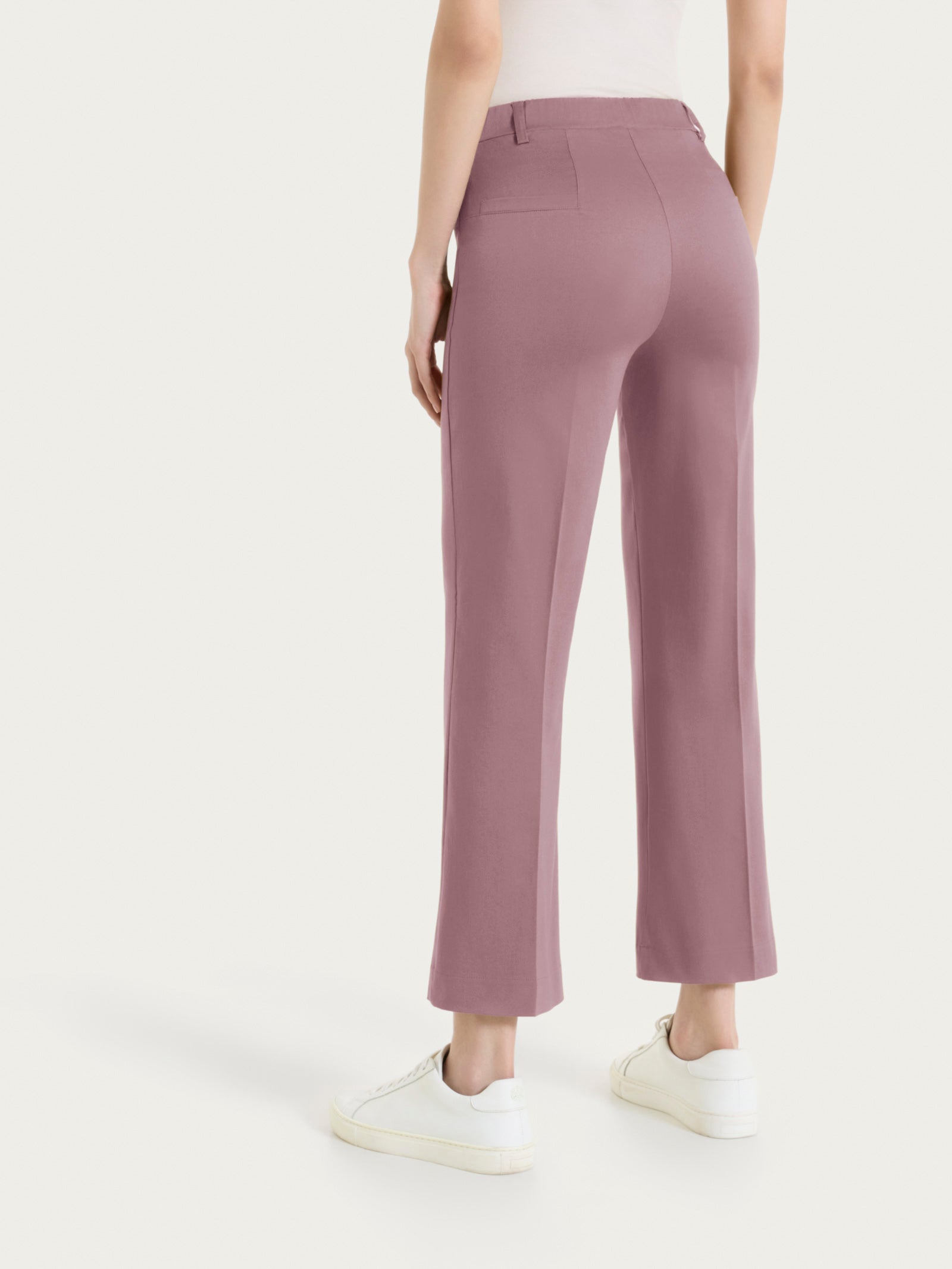 Ragno Satin Power pantalone flare alla caviglia Twilight Mauve