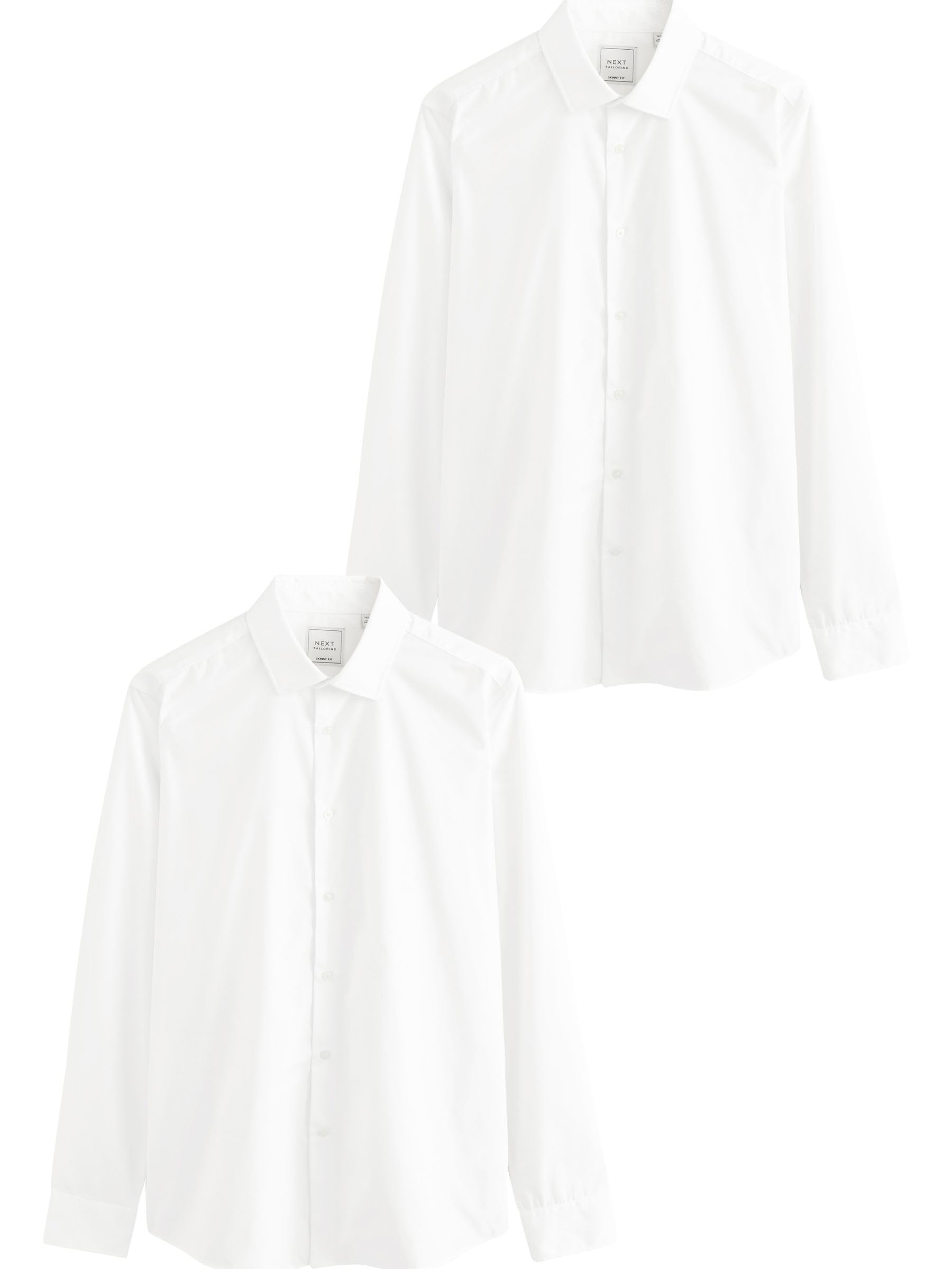 Next Easy-Care camicia uomo maniche lunghe 2 pezzi