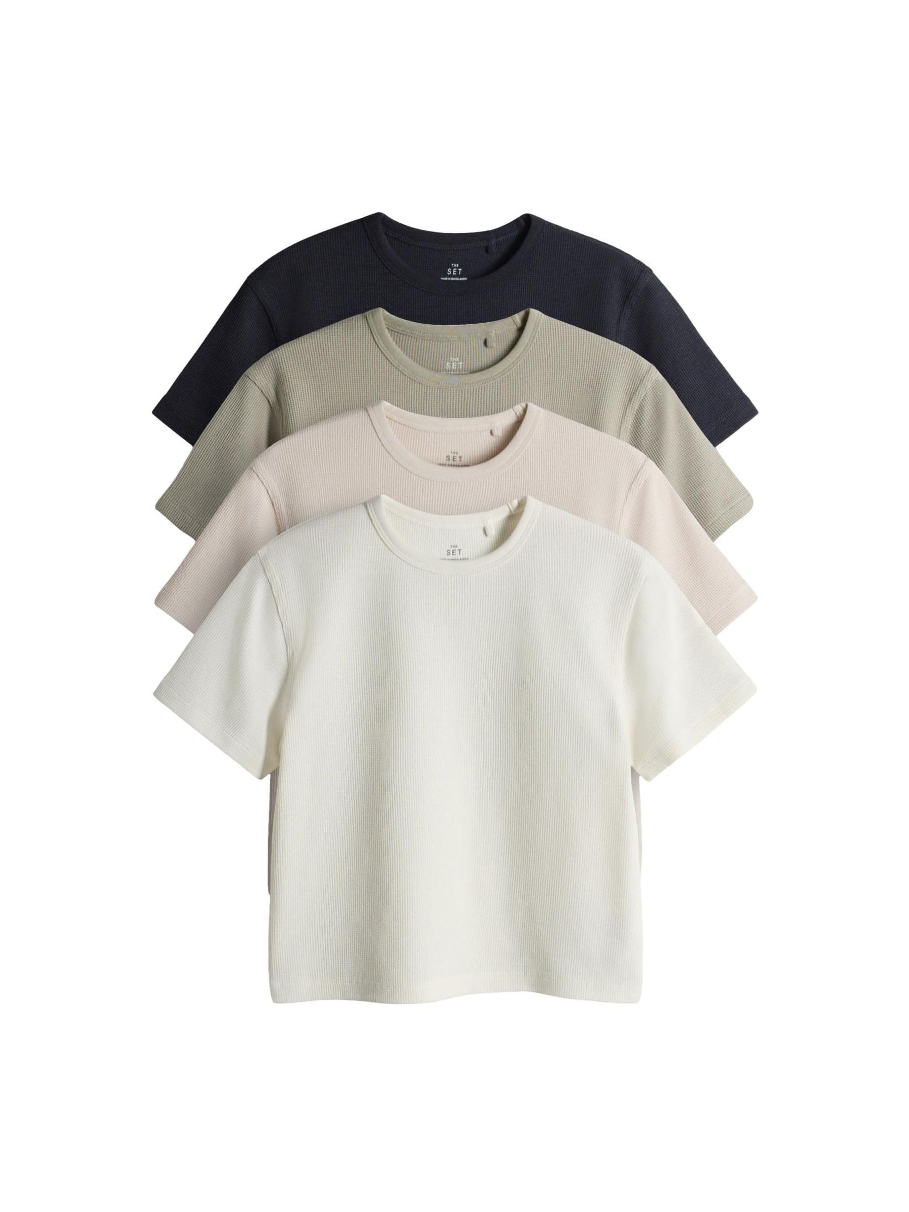 Geo Next The Set T-Shirt Nido d’Ape Bambino 4 Pezzi Comode