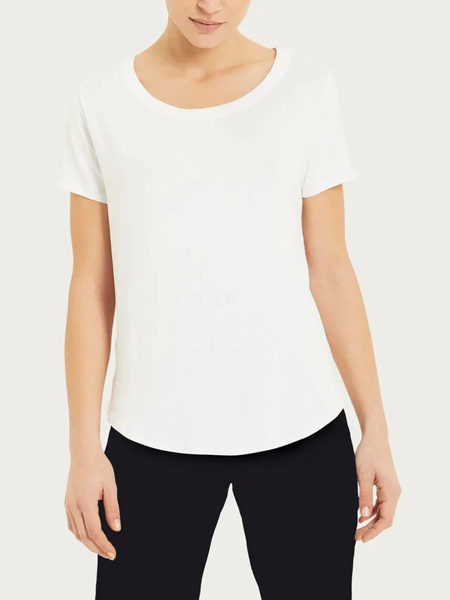Ragno Viscosa Summer t-shirt manica corta bianca