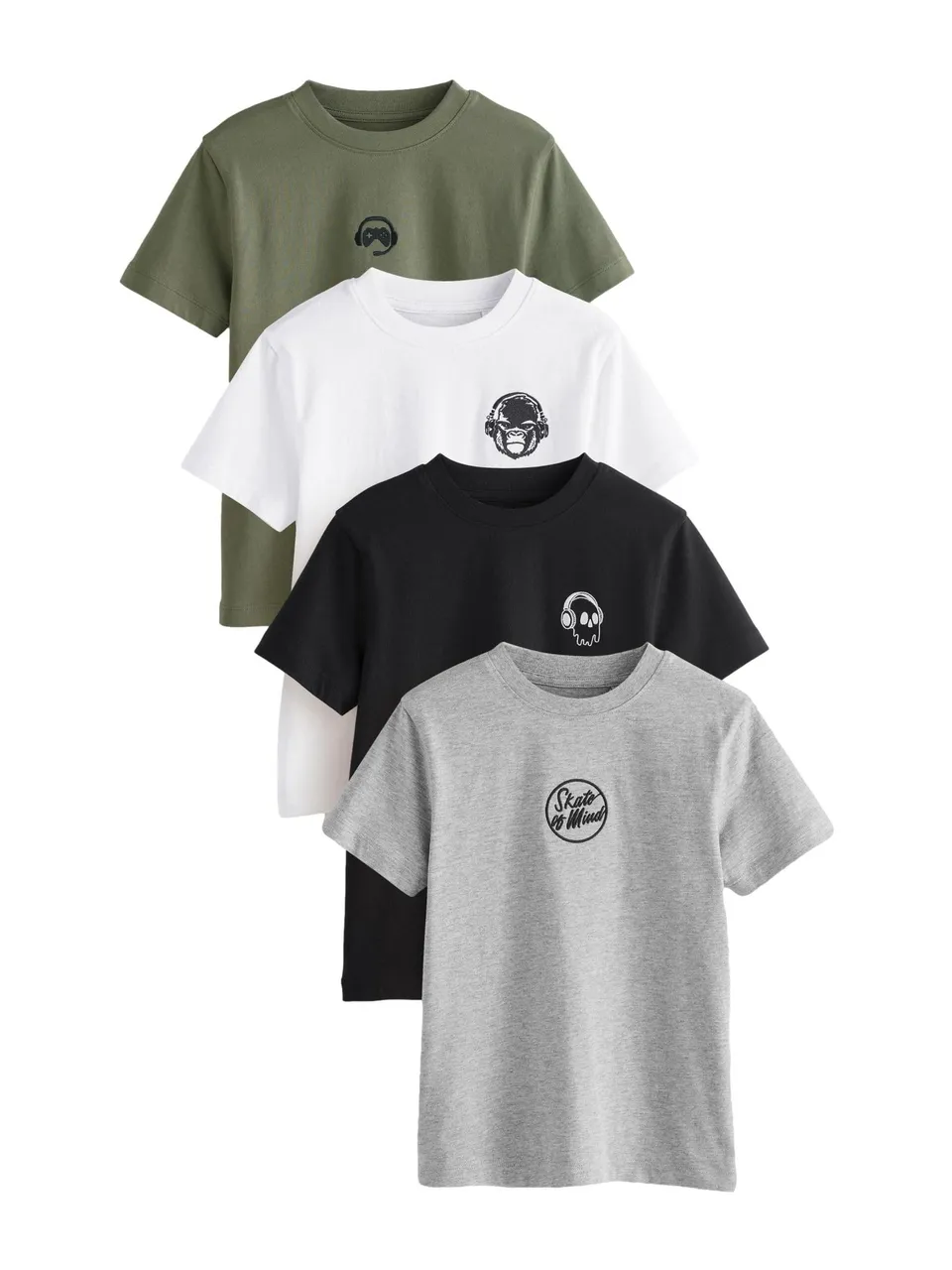 Next 4 t-shirt bimbo manica corta 4 anni cotone