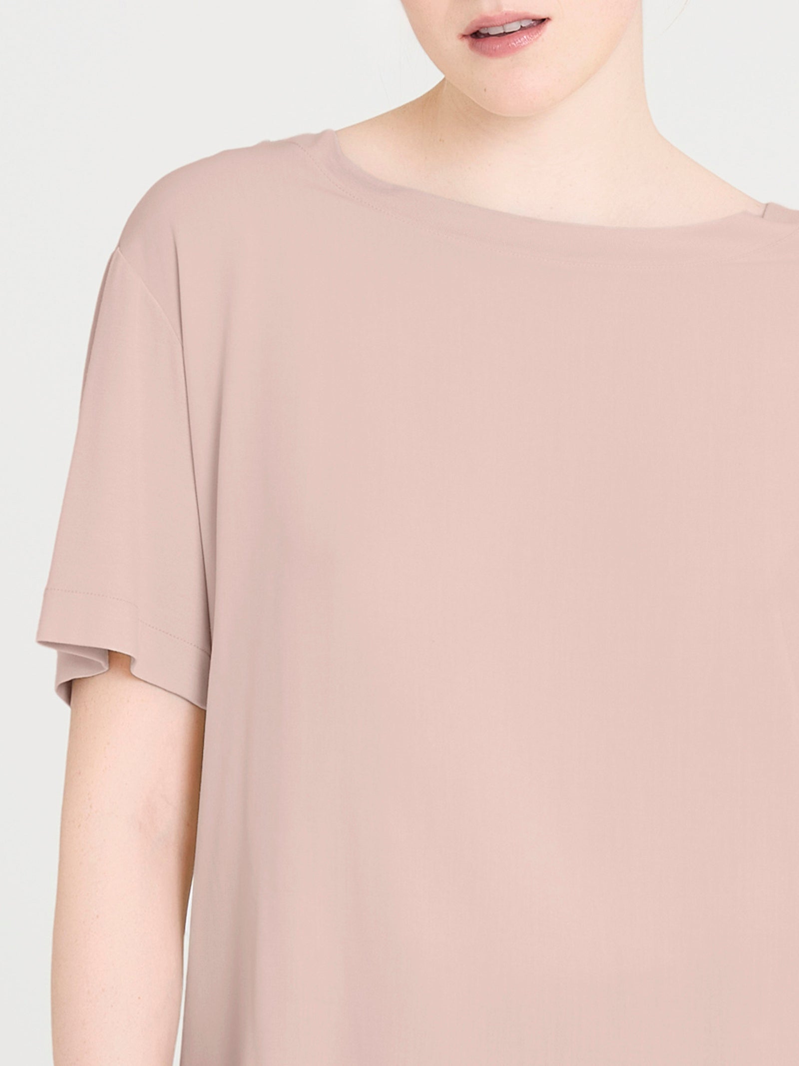 Ragno Viscosa Summer Maglietta Barchetta Cameo Rose corta