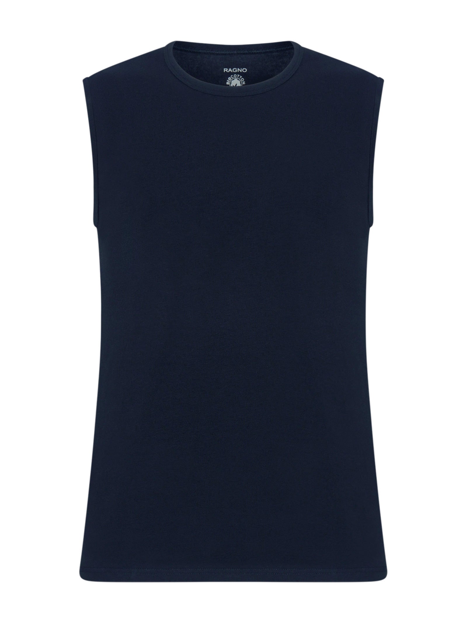 Ragno Comfort Canottiera uomo Bleu cotone elasticizzato