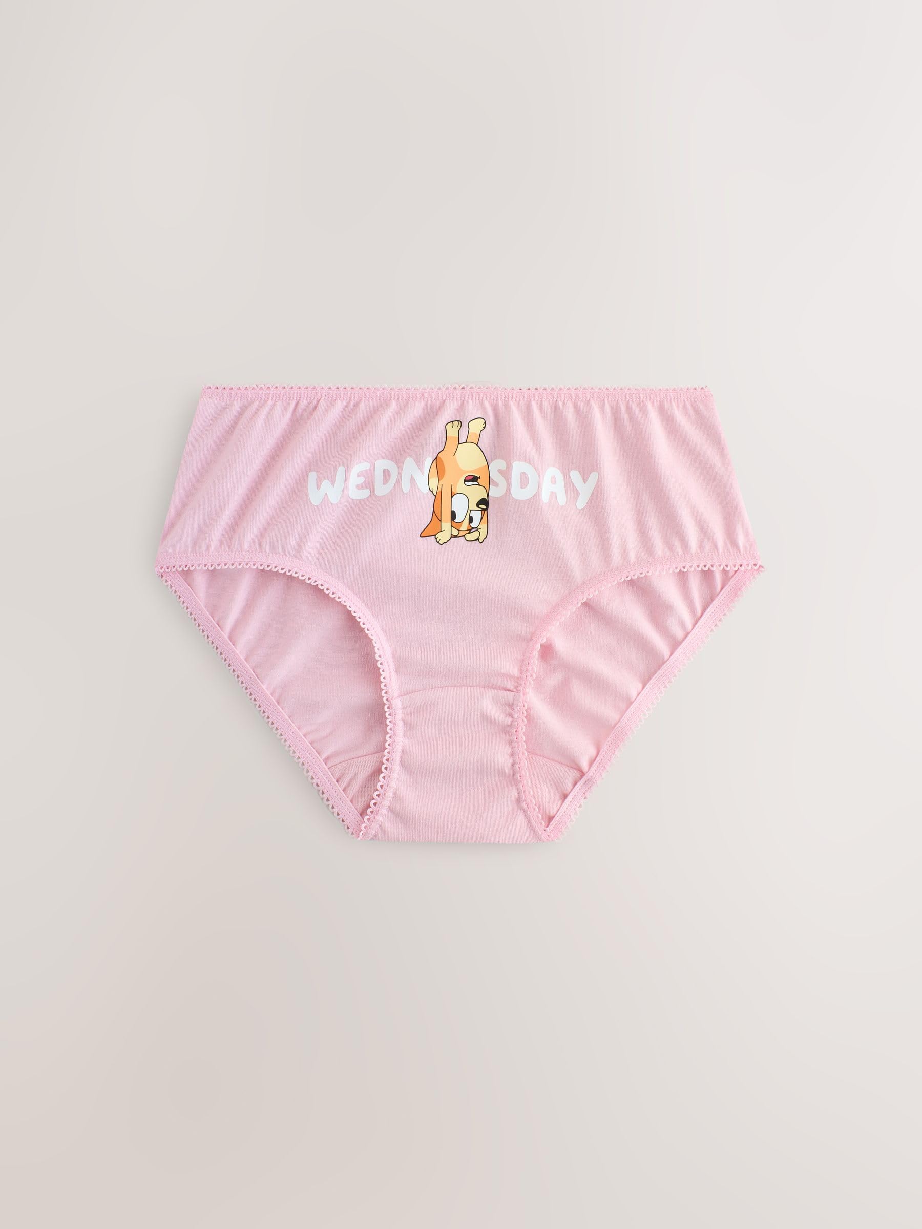 Next Bluey Days of The Week slip bambina 7 pezzi 86-92 uso quotidiano