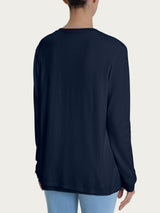 Ragno Four Seasons cardigan Bleu aperto senza bottoni