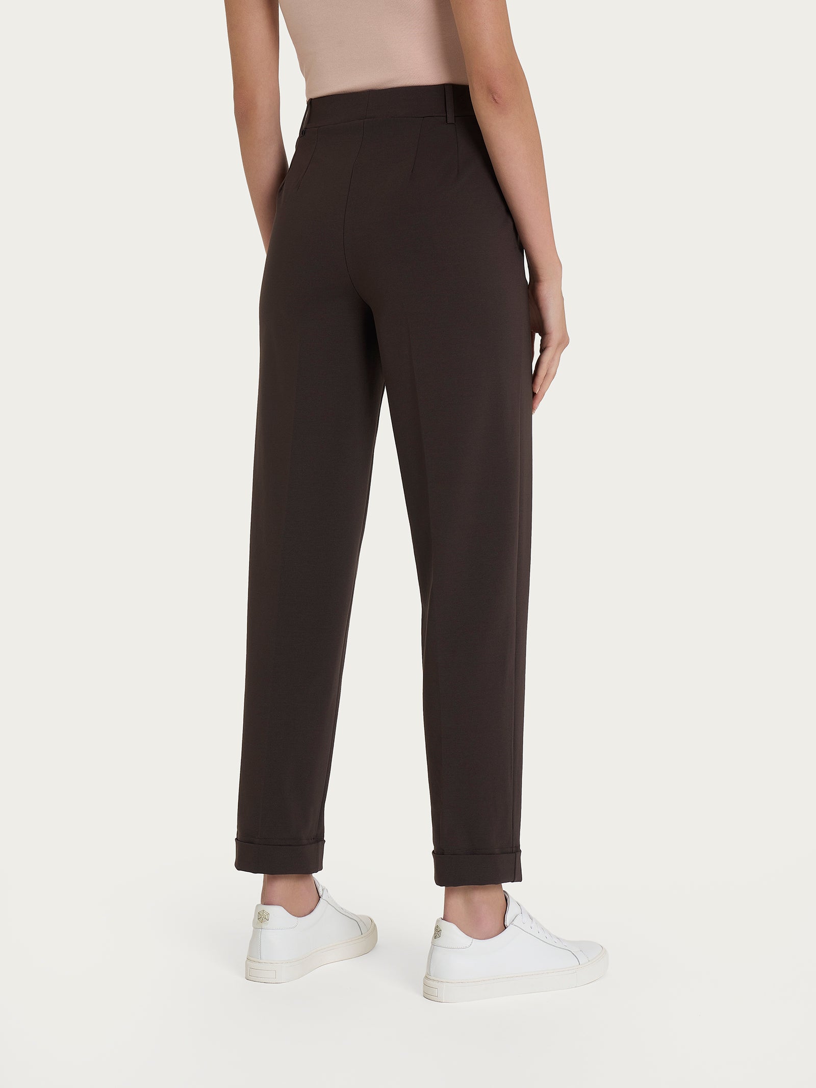 Ragno Compact Light Pantalone Carota Chocolate Torte cropped