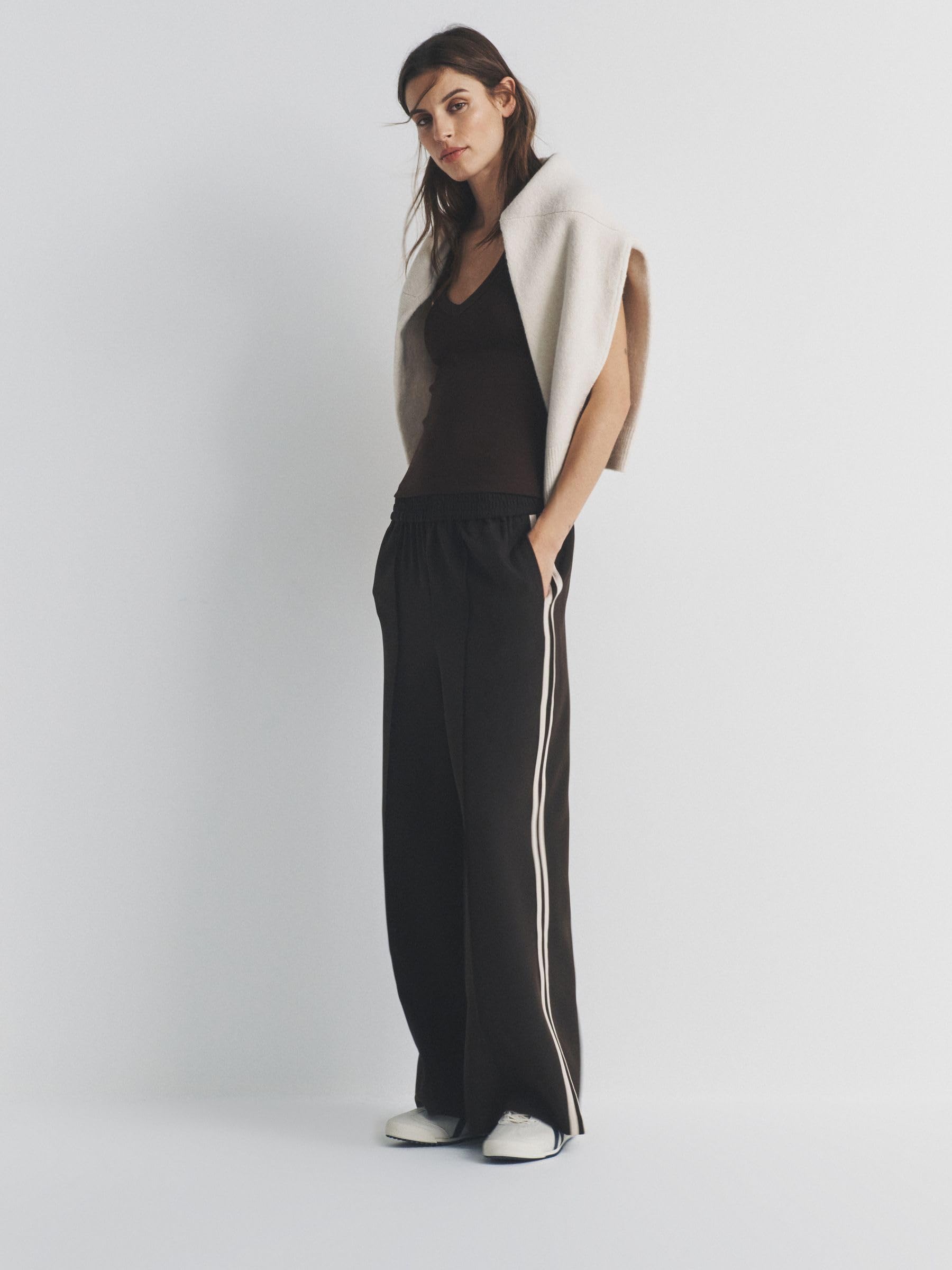 Geo Next The Set pantaloni tuta donna 2 pezzi doppia riga