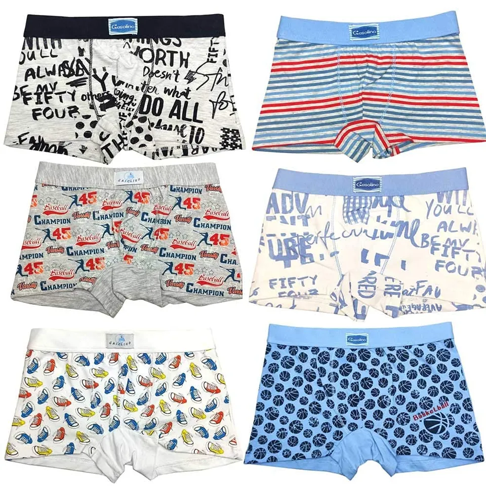 Lady C boxer bimbo cotone 3 anni 6pz assortiti