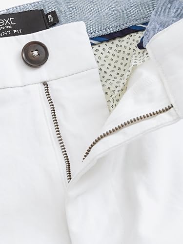 NEXT Chino Skinny pantalone 30x29 elasticizzato