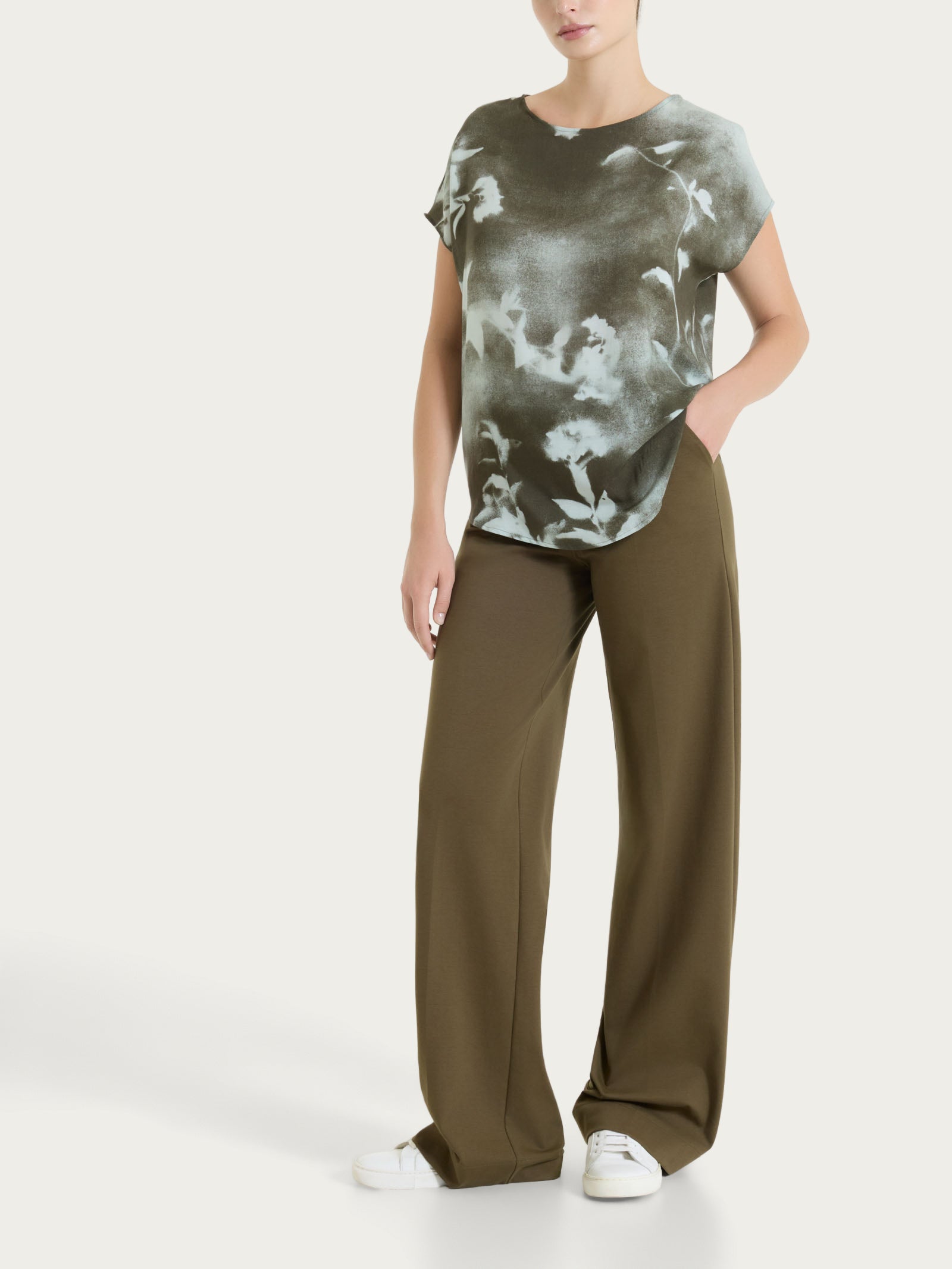 Ragno EcoSeta Blusa manica corta Foggy Dew