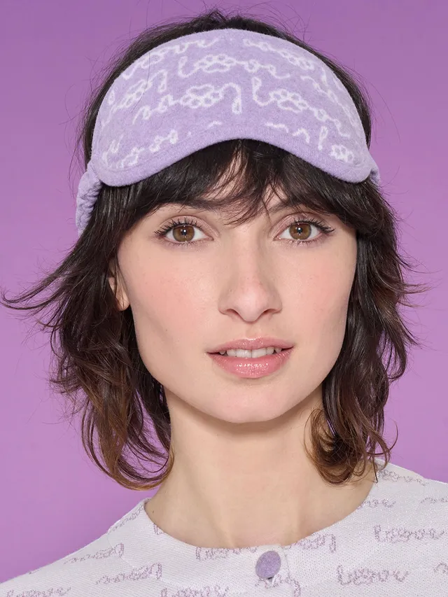 Ragno Cotton Eco Pile Mascherina Love Lilla