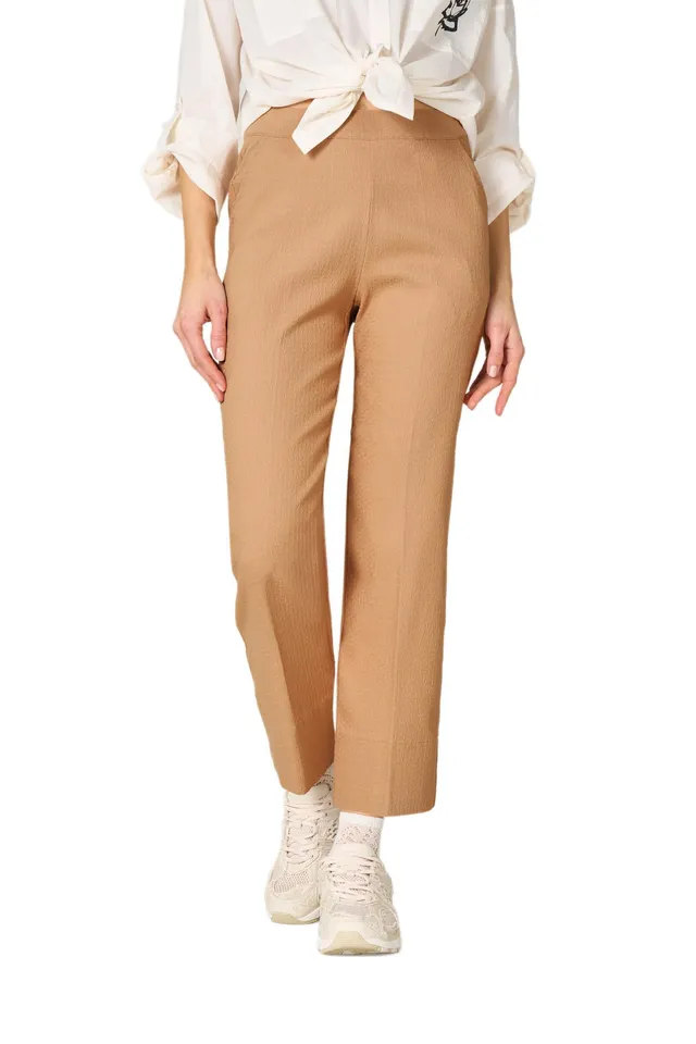 Goldenpoint Flare leggings viscosa svasati vita elasticizzata