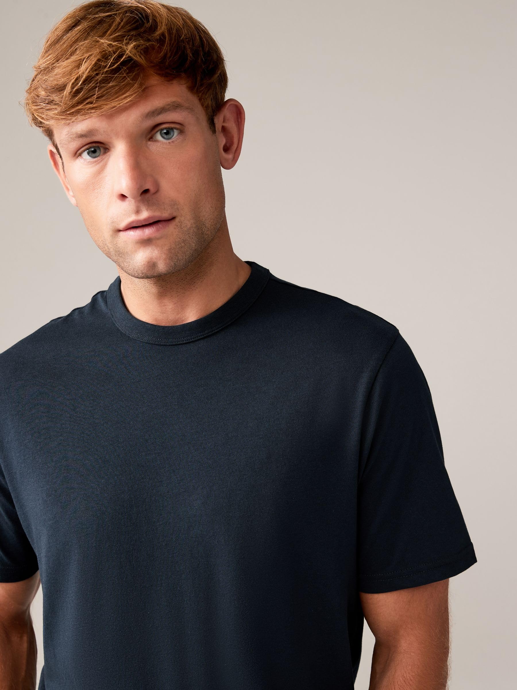 Next T-Shirt Girocollo Uomo Basic Confezione 4 Cotone