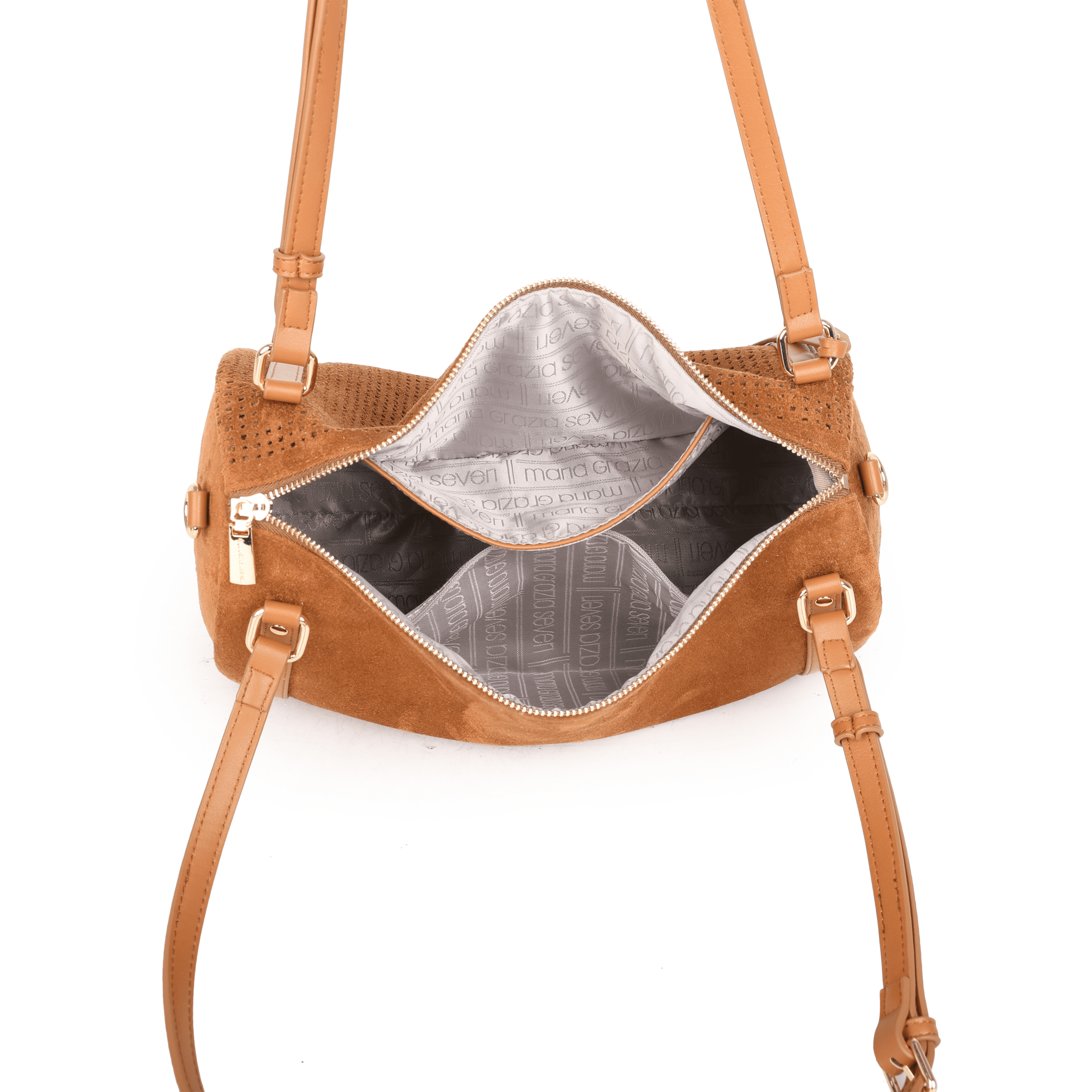 Maria Grazia Severi RG25914-3 Borsa Cilindro Traforata Media