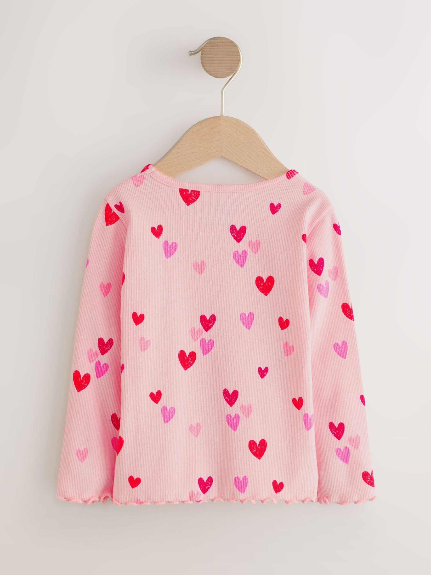 Next T-shirt maniche lunghe bambina 12-18 mesi coste