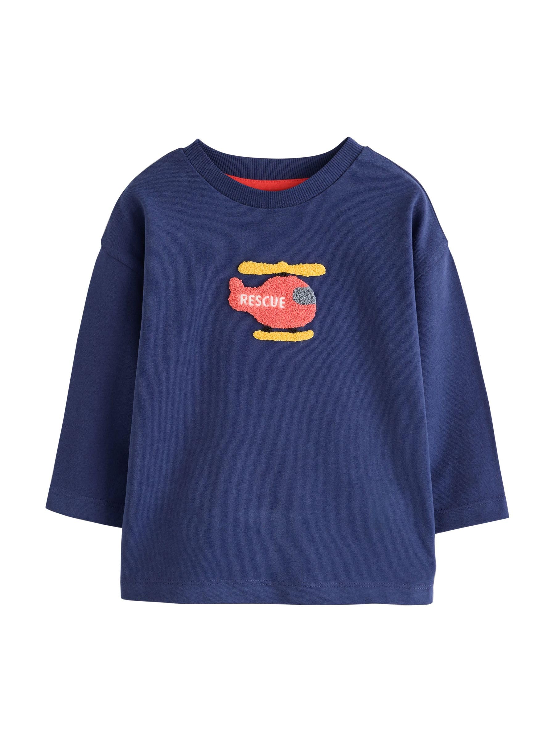 Next t-shirt bambino manica lunga 3 pezzi 116-122 applicazioni