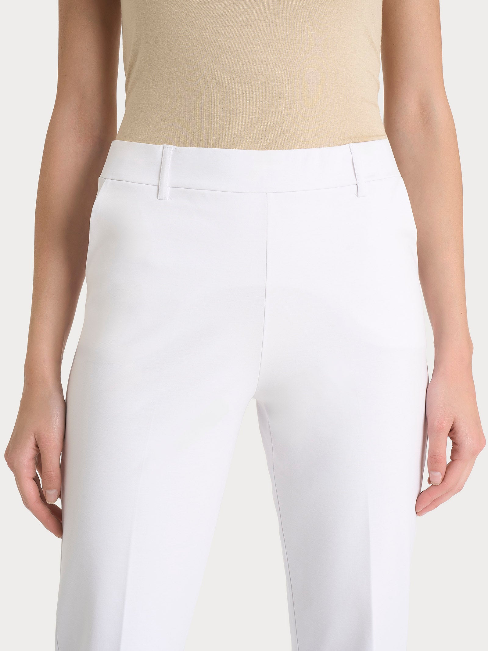 Ragno Compact Light pantalone dritto bianco tasche straight