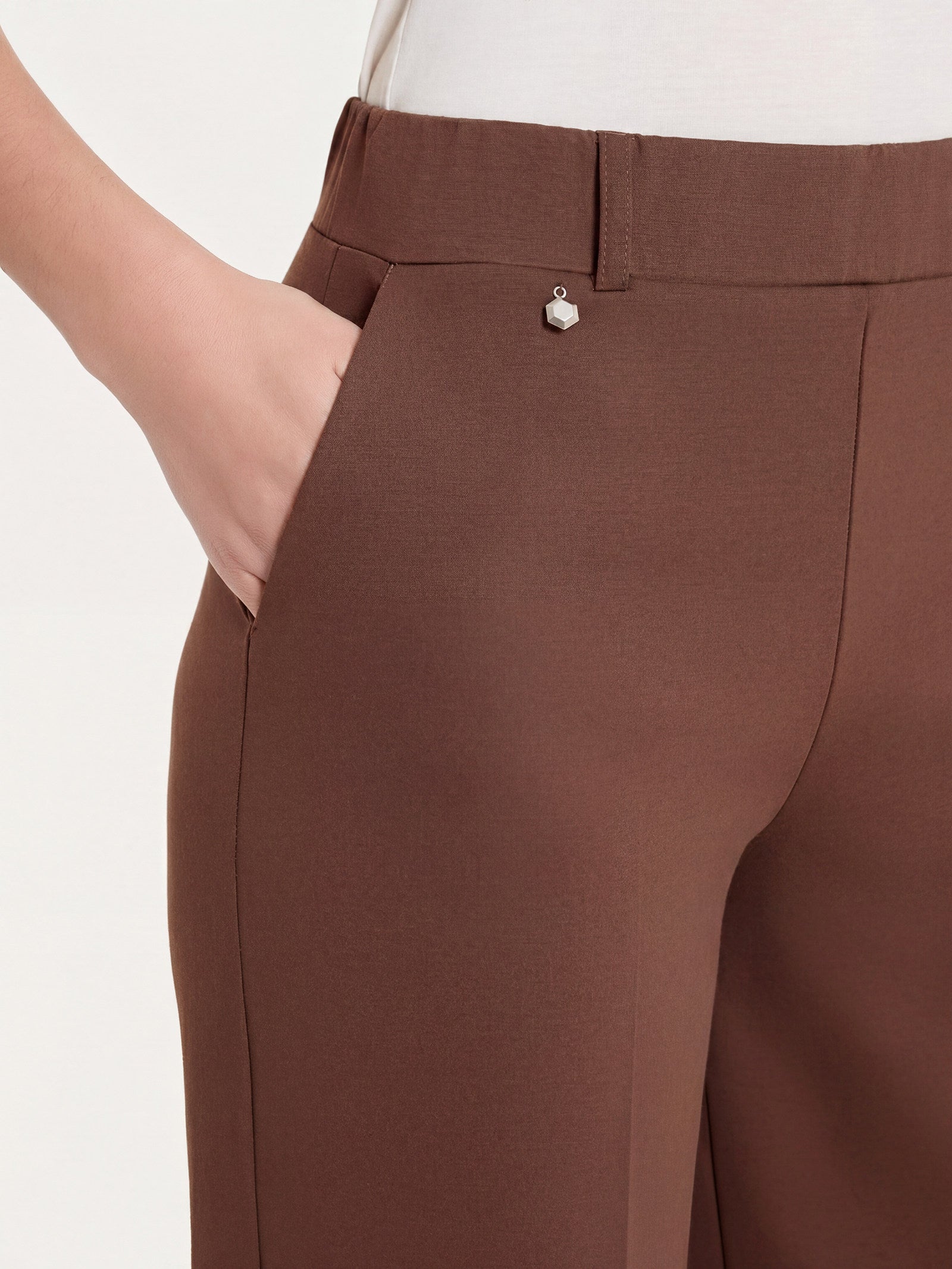 Ragno Pantalone Ampio Tasche Compact Light Cappuccino