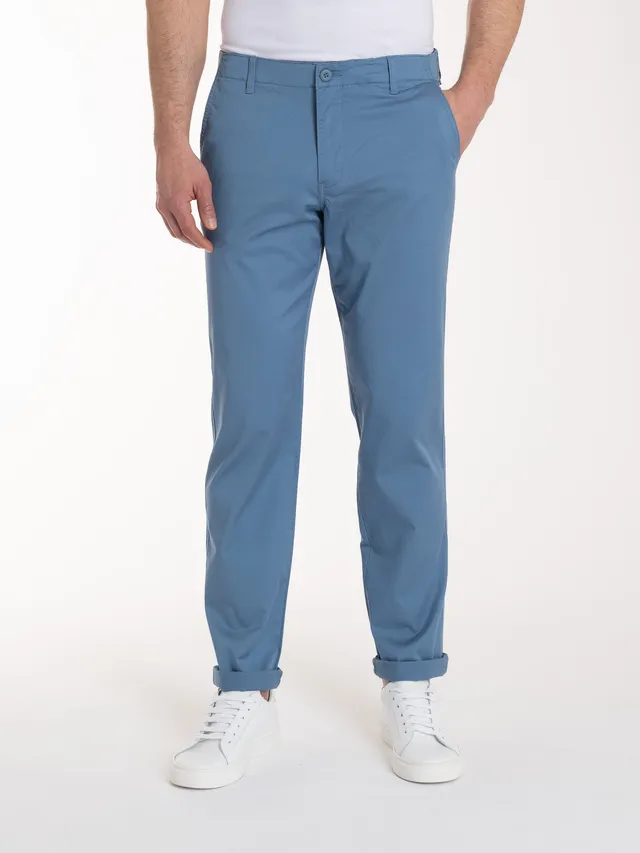 Ragno Summer Twill The Chino Pantalone Uomo Coronet Blue leggero