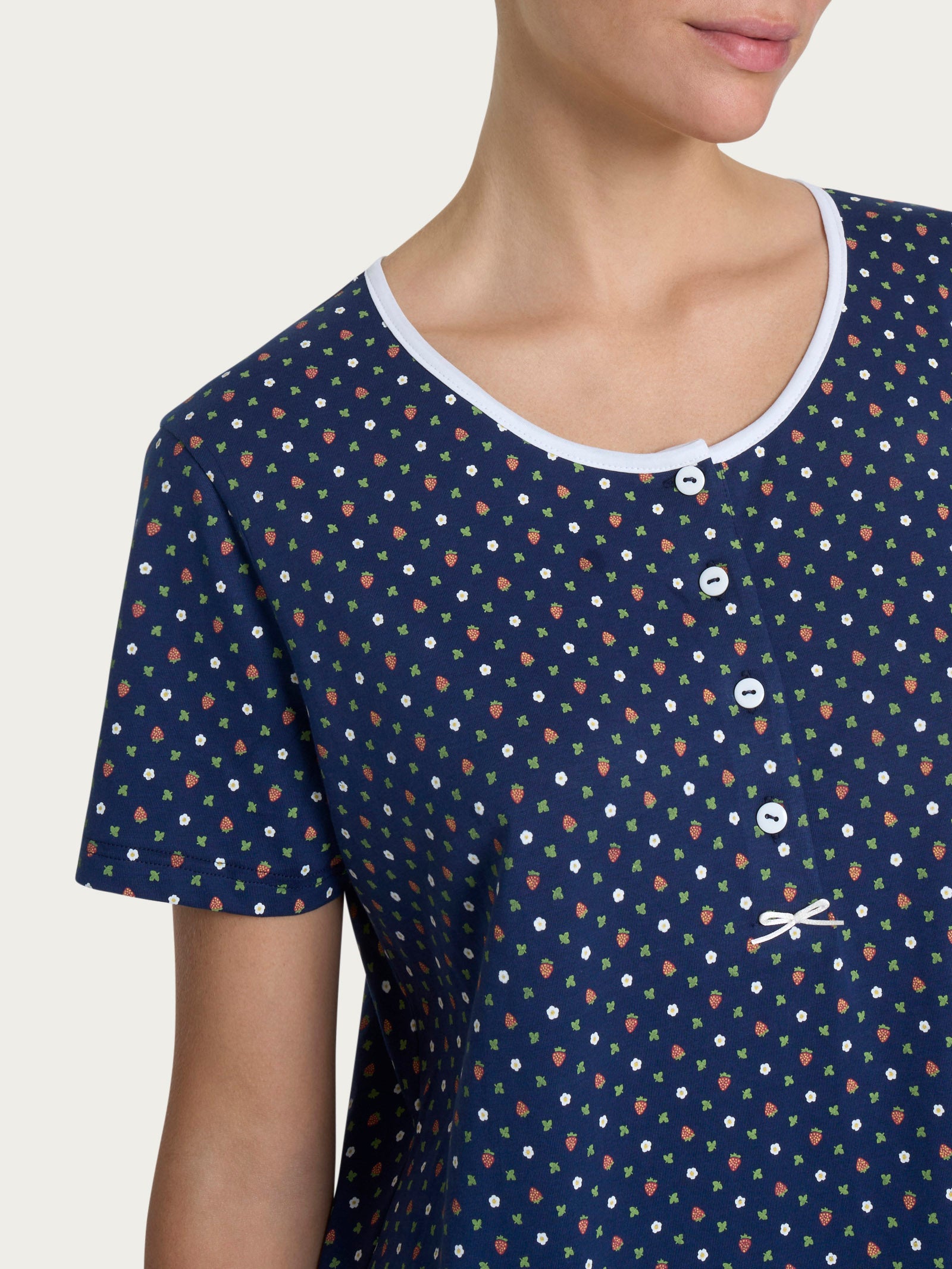 Ragno Jersey Cotone camicia notte serafino naval academy