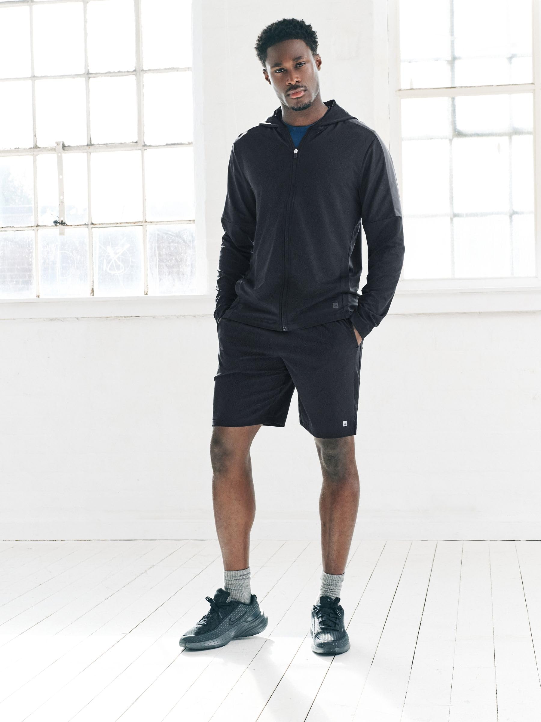 Next felpa uomo con cappuccio zip intera allenamento