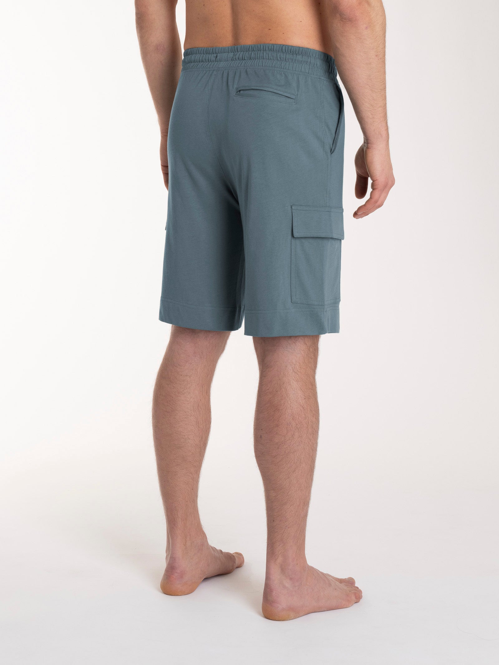 Ragno Jersey Cotone Bermuda Calzoncino Cargo Grigio Stormy