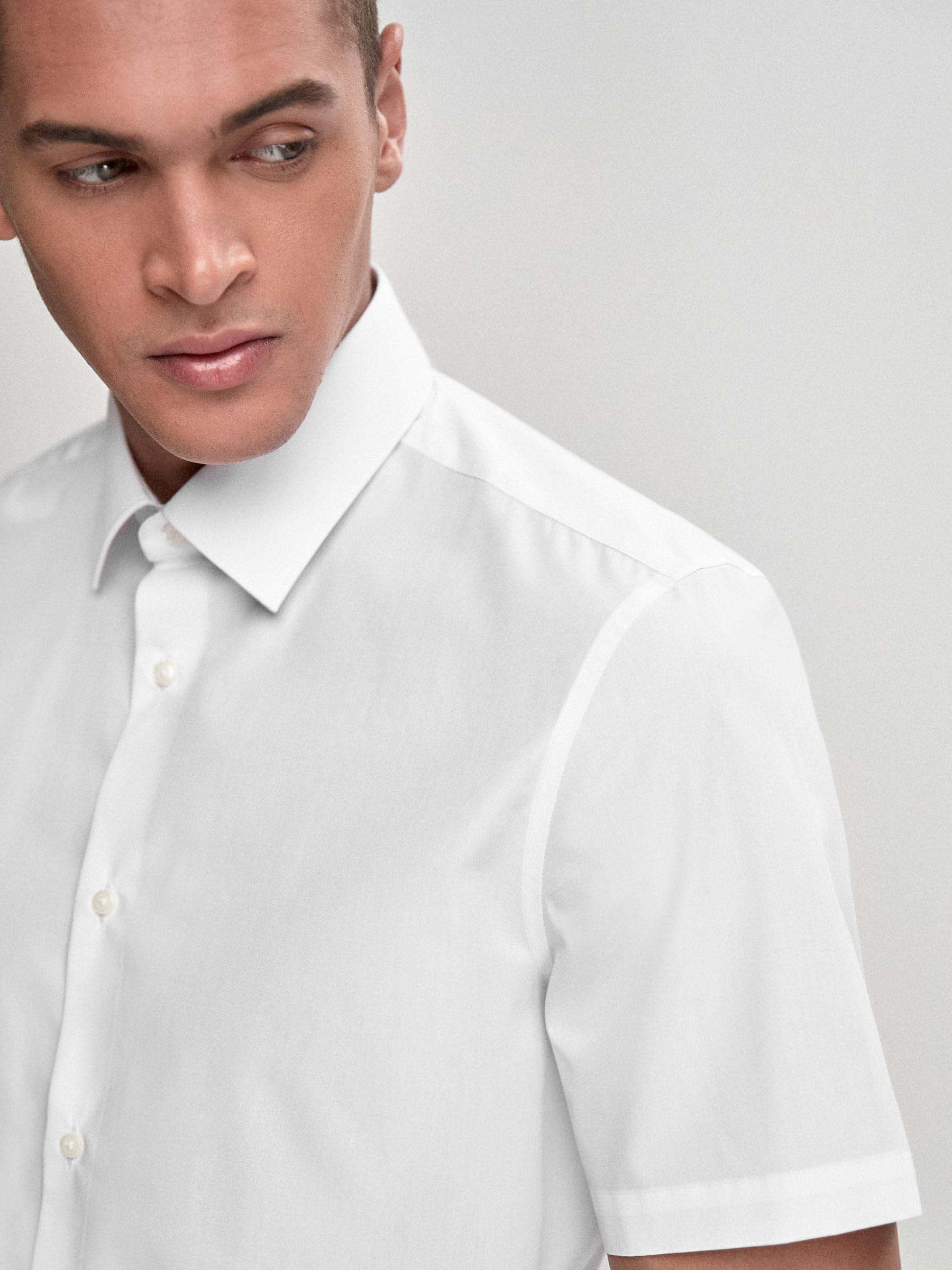 Next Camicia Easy-Care Maniche Corte Uomo 3 Pezzi