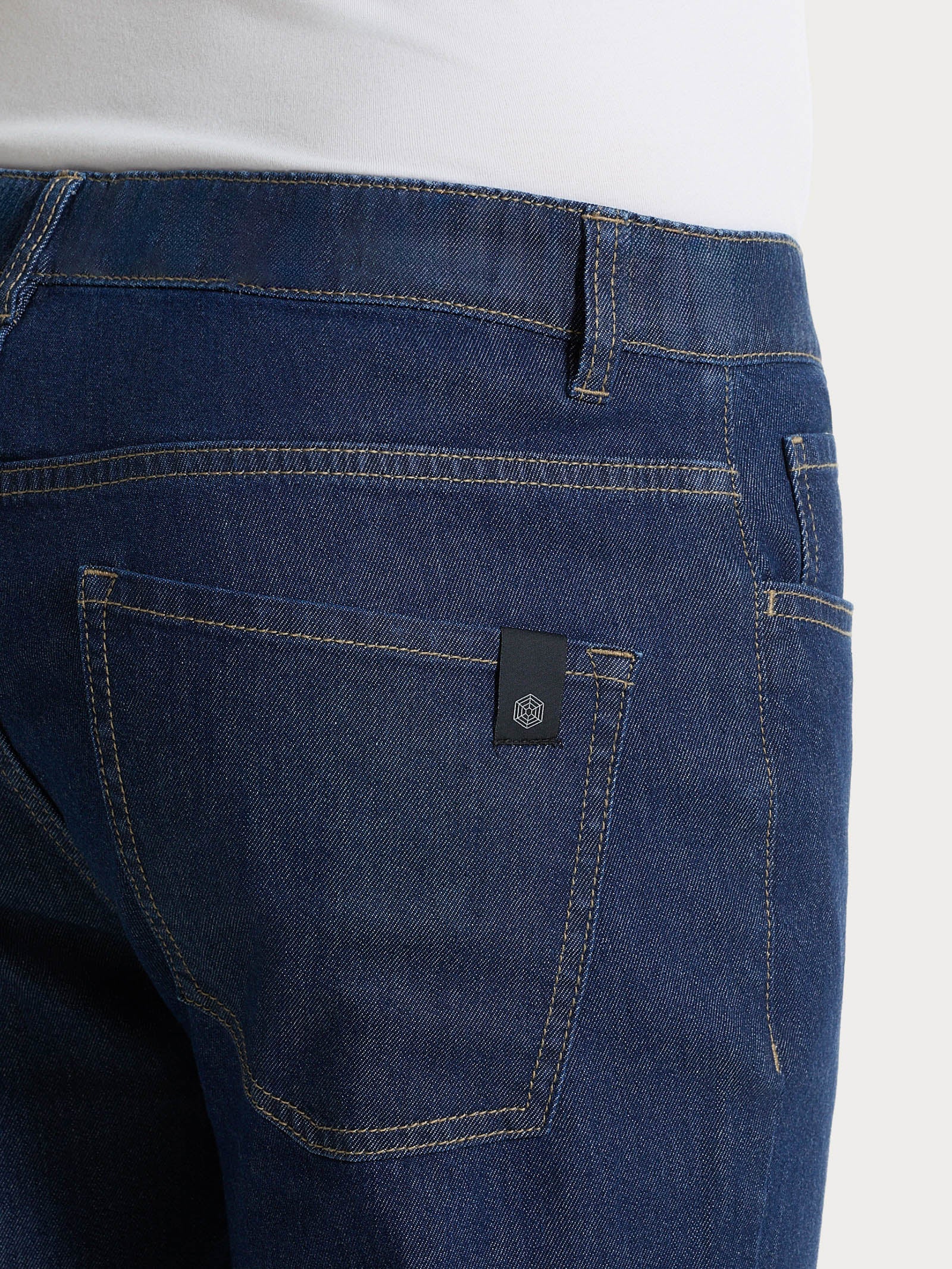 Ragno Super Denim Jeans 5 tasche indigo cotone elasticizzato