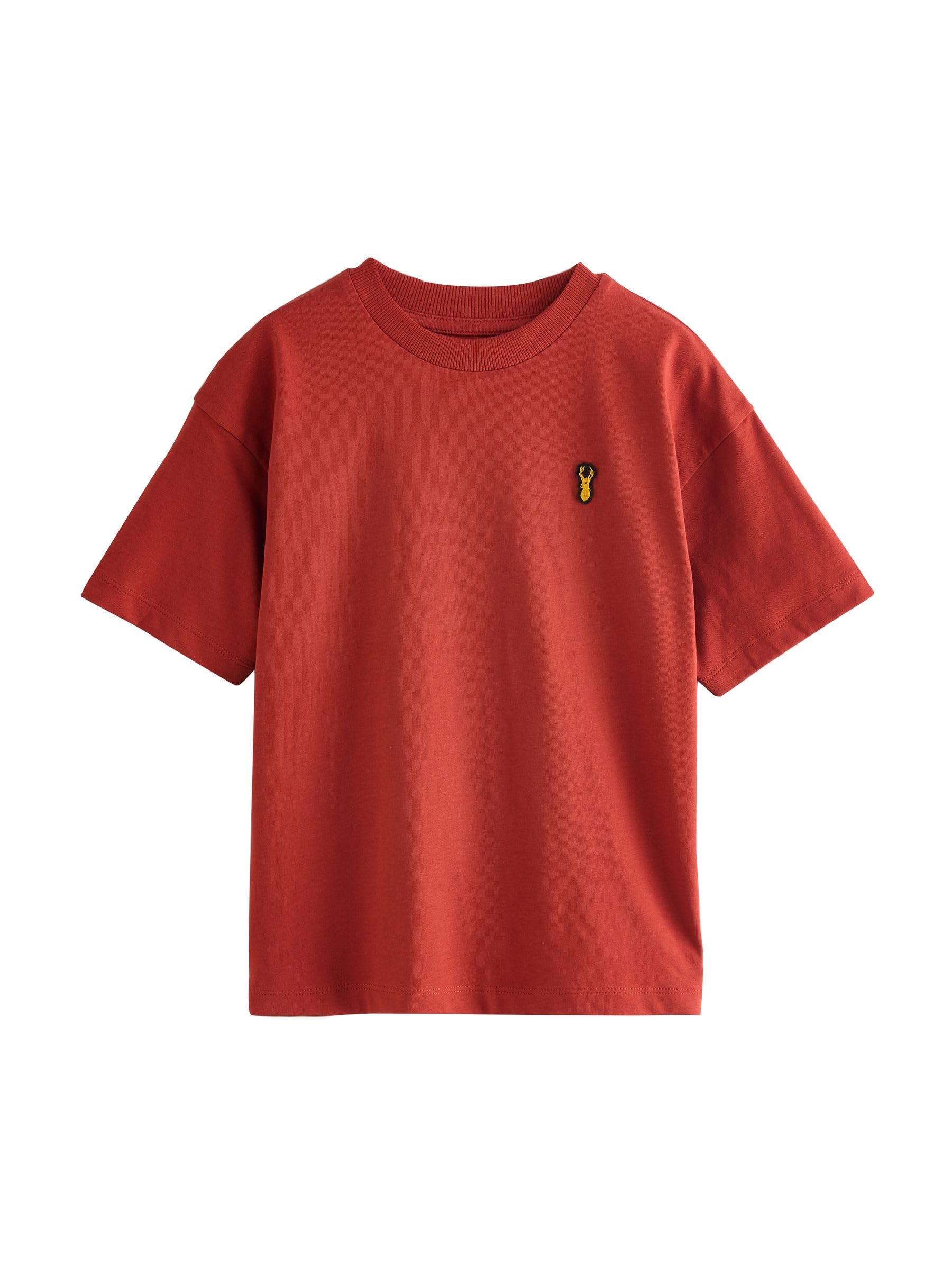 Next Ragazzo 4 T-Shirt Cervo Ricamato 152 comode