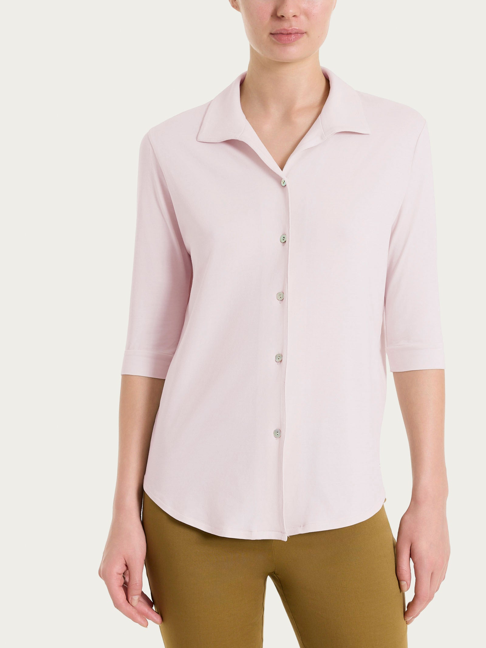 Ragno Ultralight camicia Pale Lilac manica 3/4