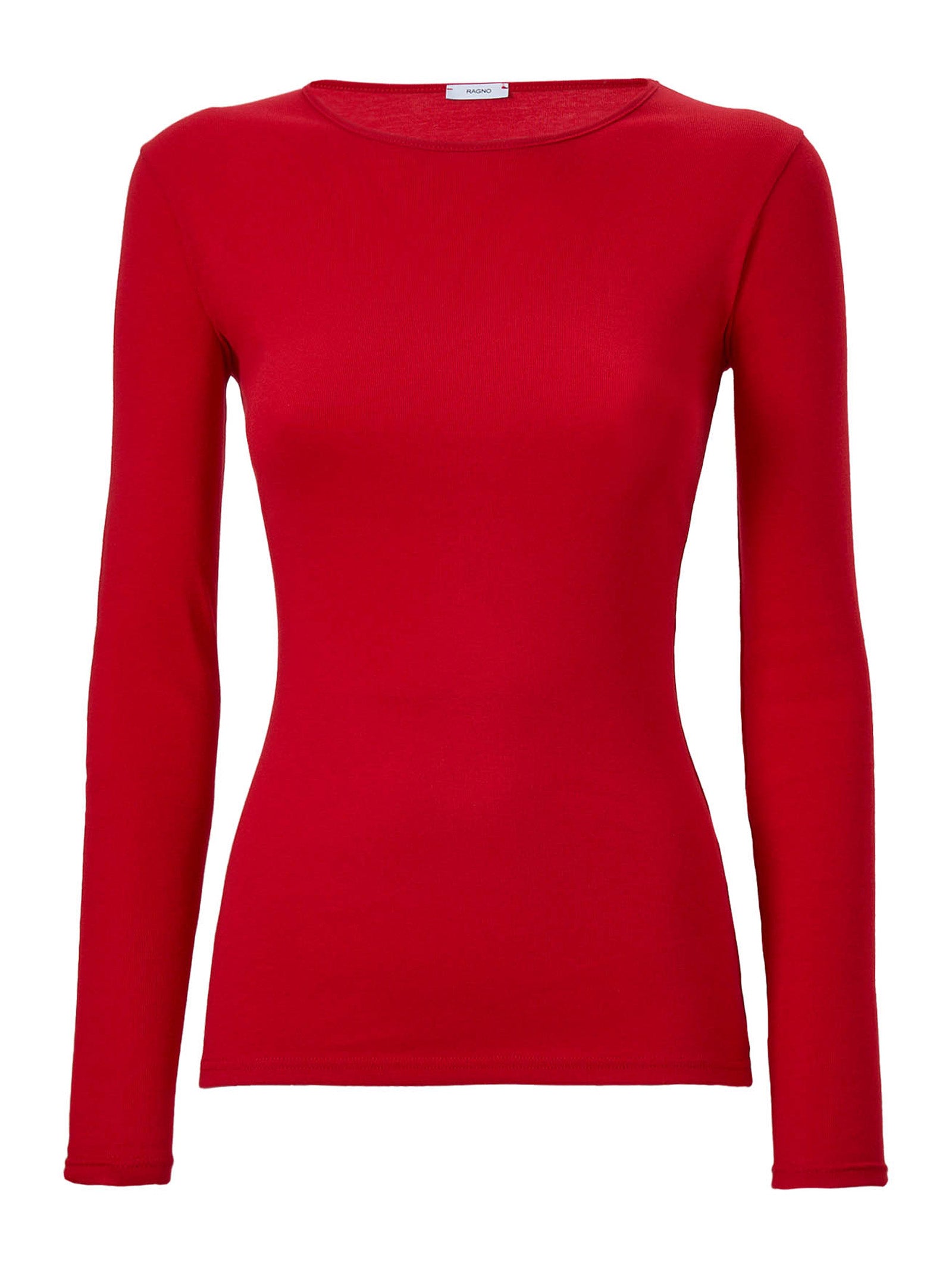 Ragno Thermo Cotton Maglia Donna Rosso Manica Lunga