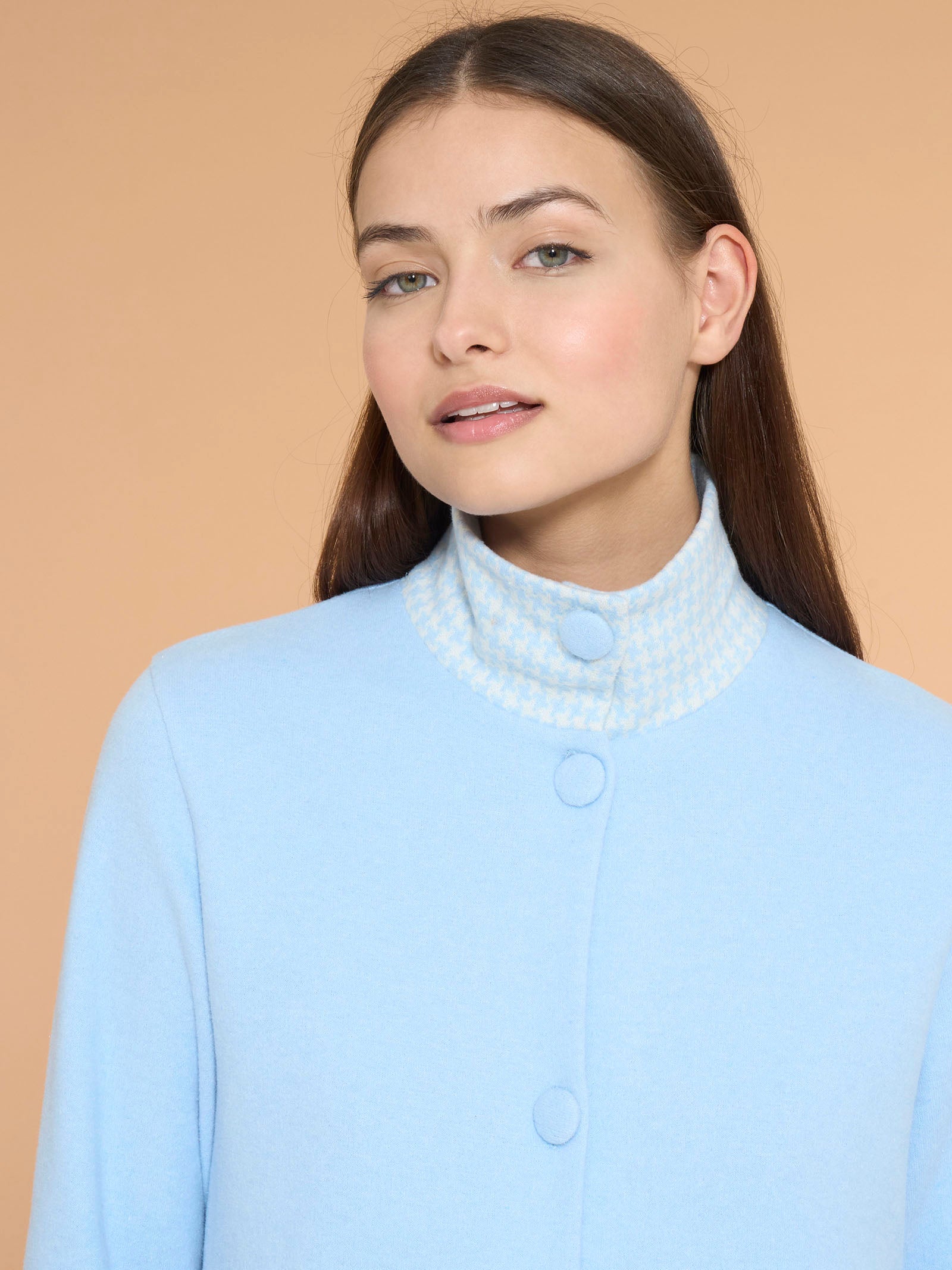 Ragno Cotton Eco Pile Vestaglia lunga Sky Blue cotone