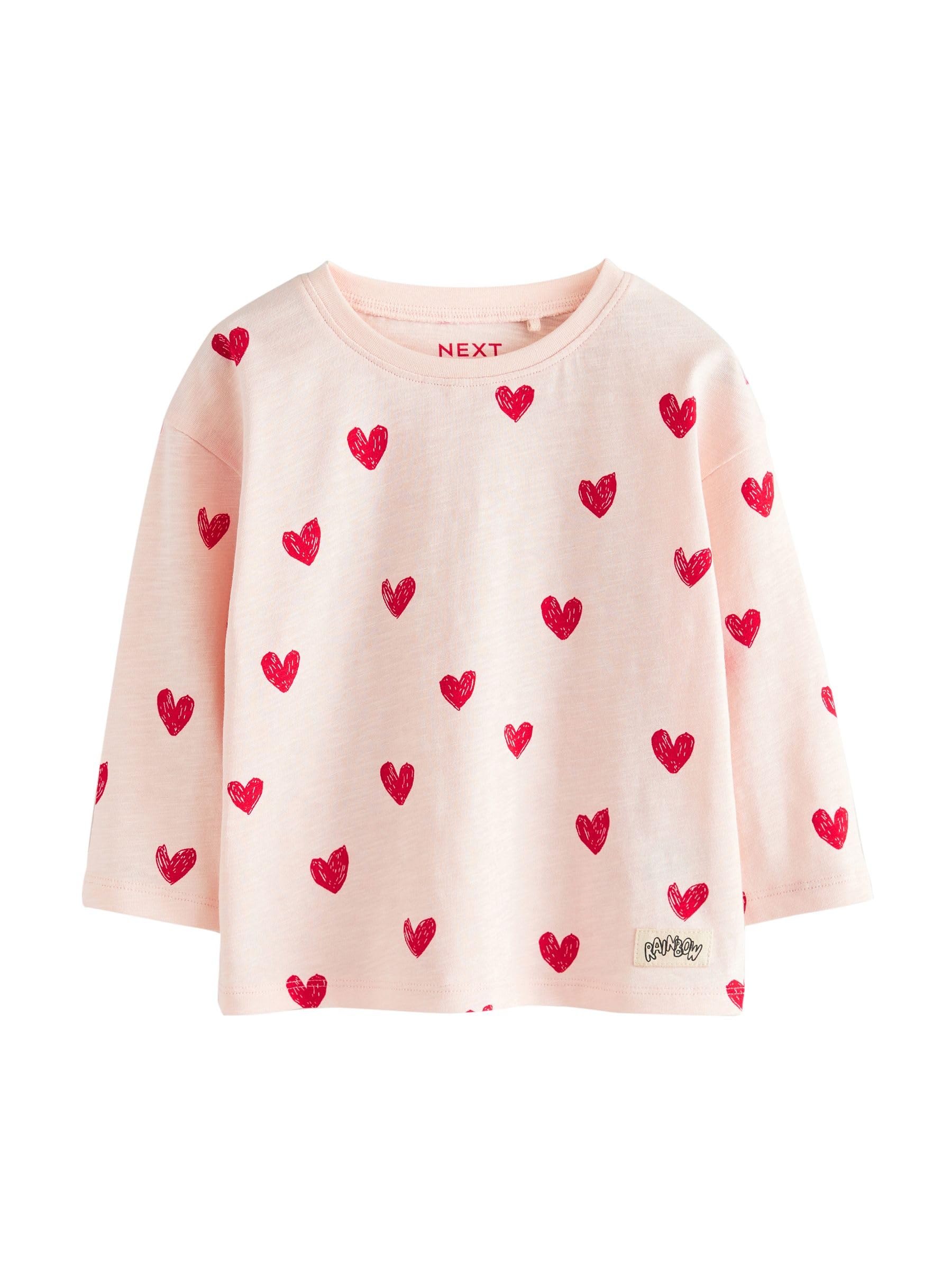 Geo Next top bambina maniche lunghe 4 pezzi Rainbow