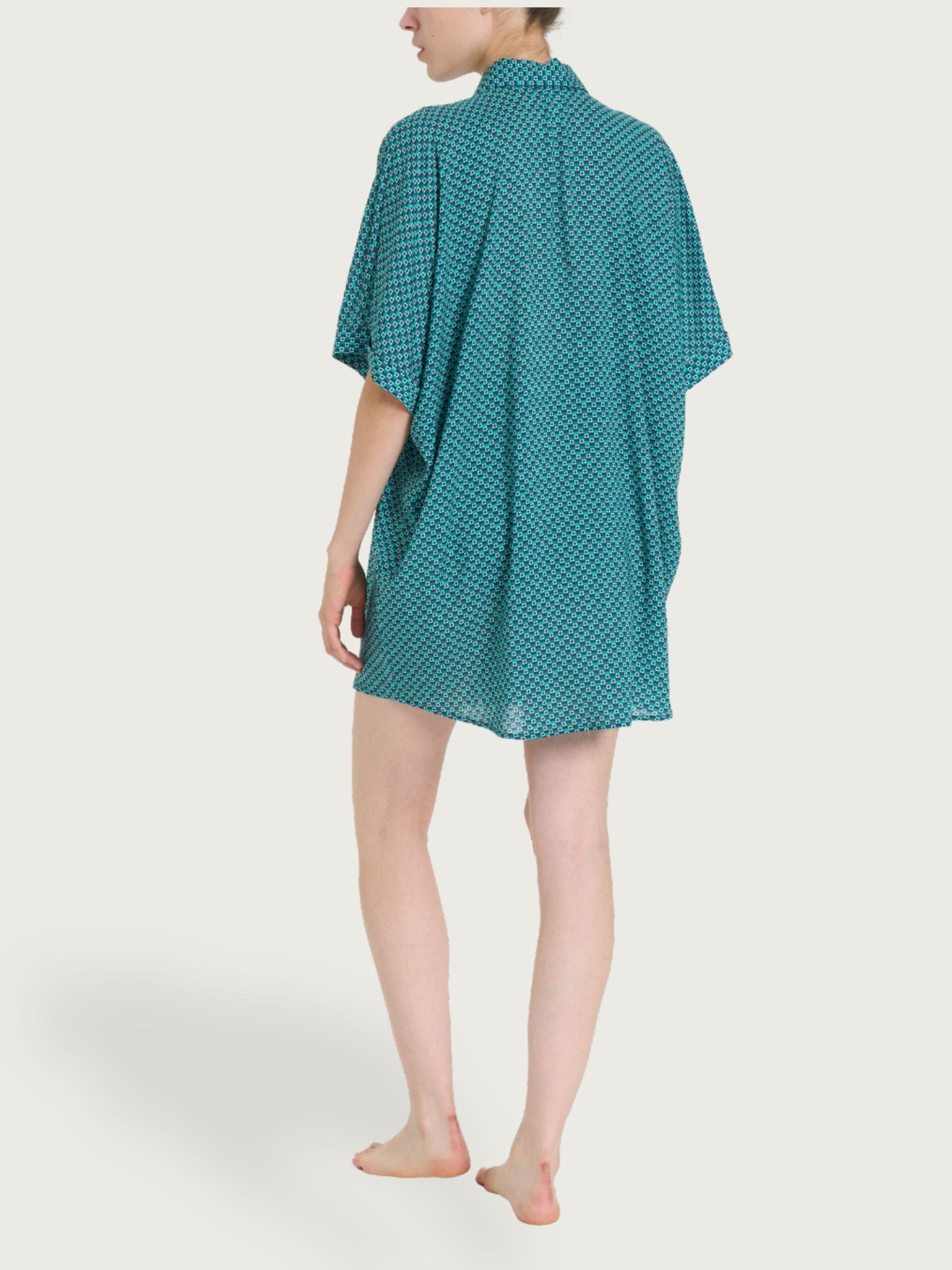 Ragno EcoSeta chemisier kimono Fant. Bayou copricostume