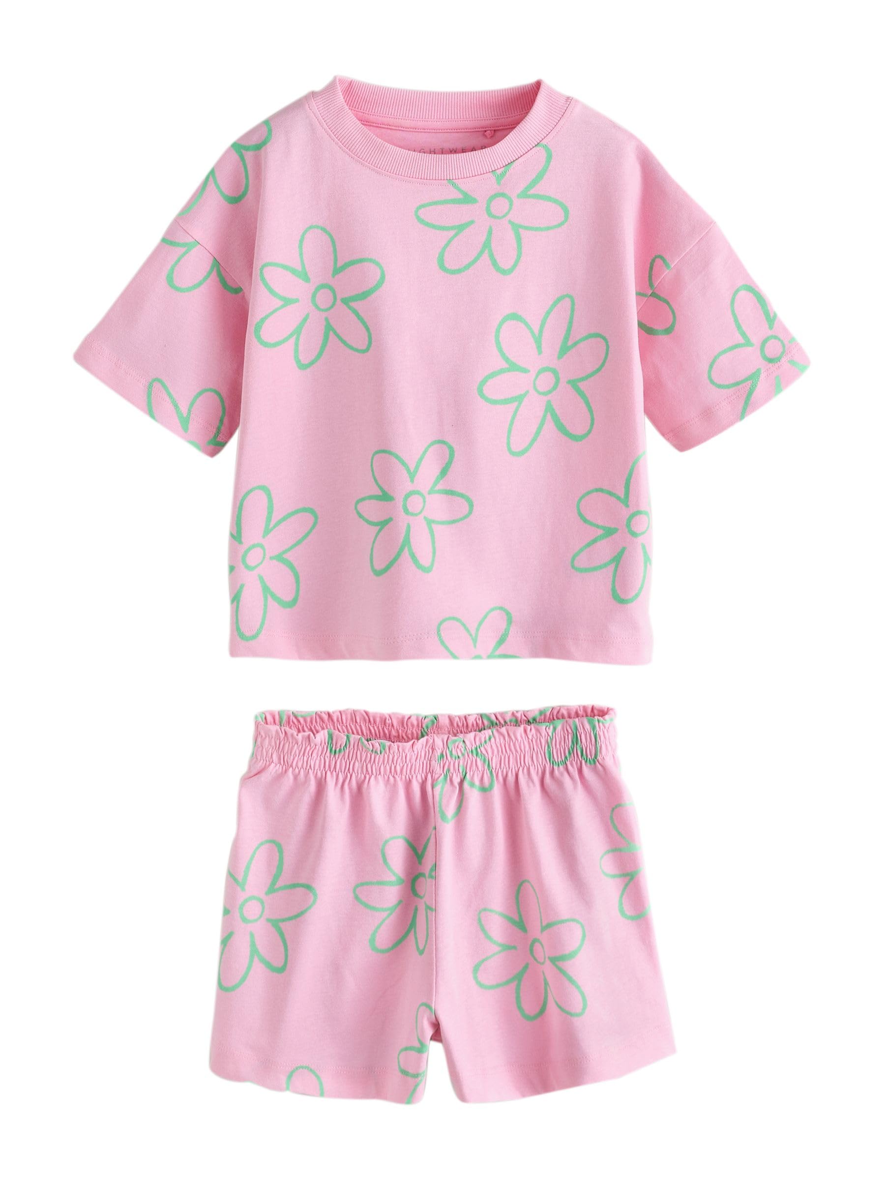 Next pigiami corti bambina 3 pezzi estivi quotidiani