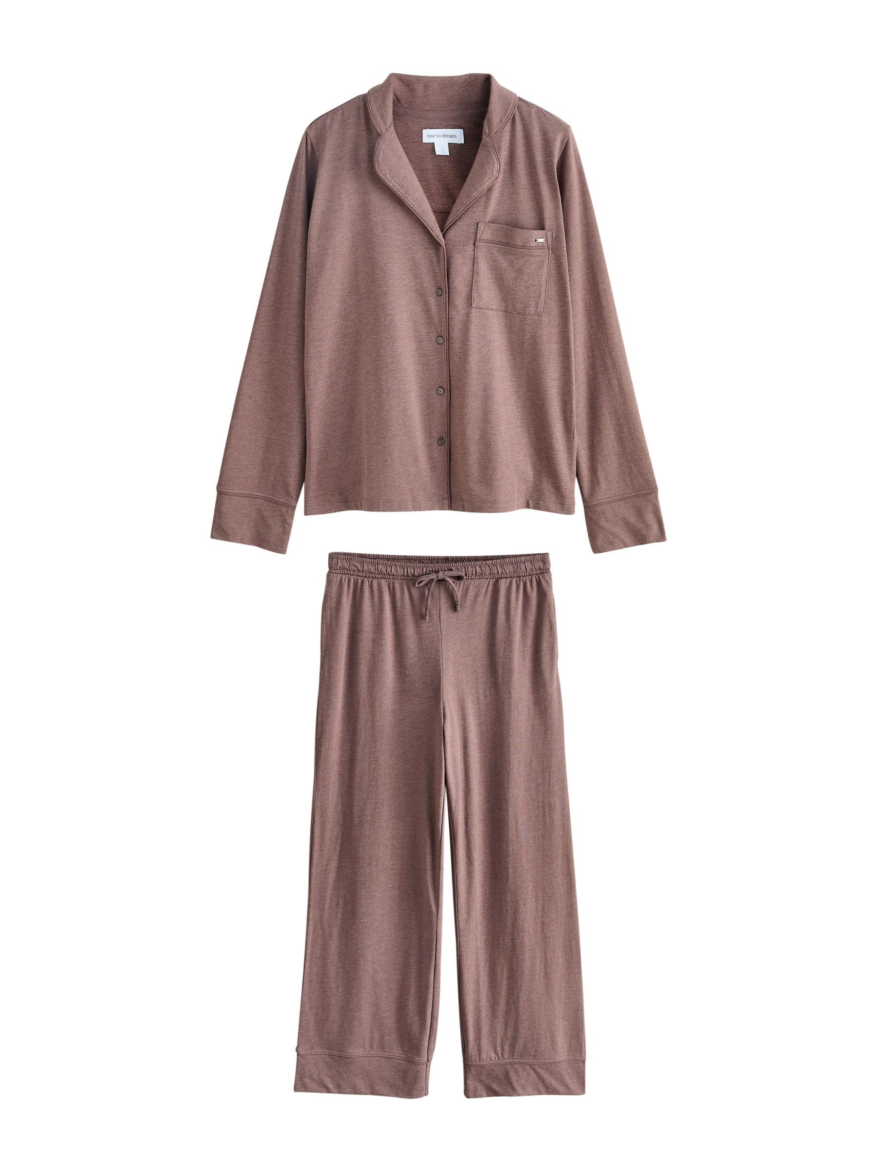 Next pigiama donna jersey bottoni taglia 42 comodo