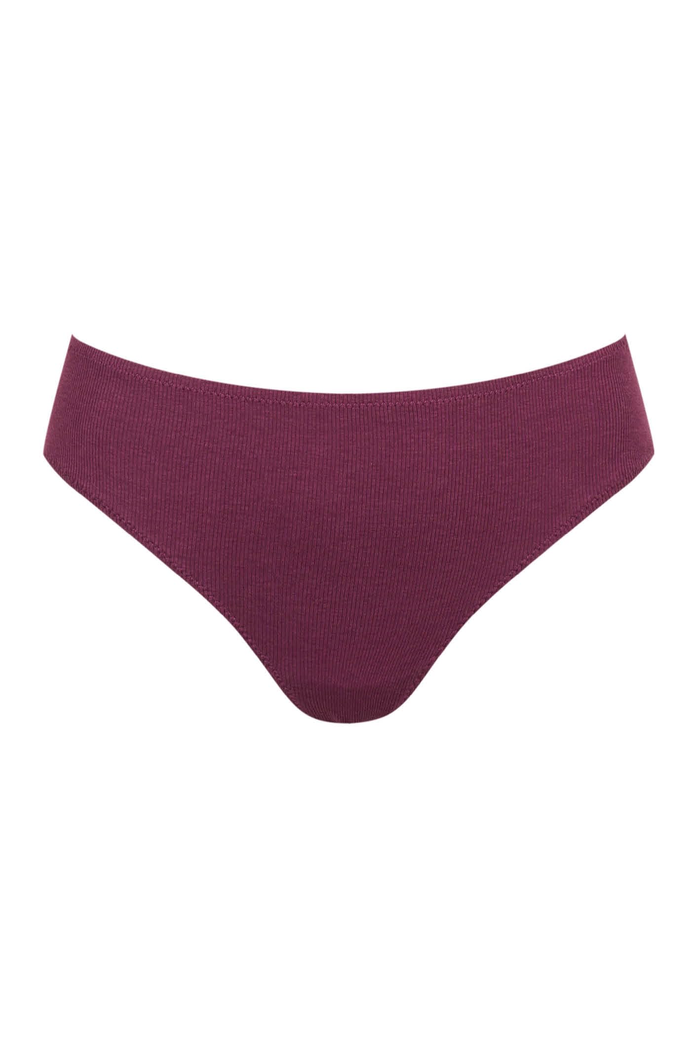 Goldenpoint slip fianco medio a costina con cotone