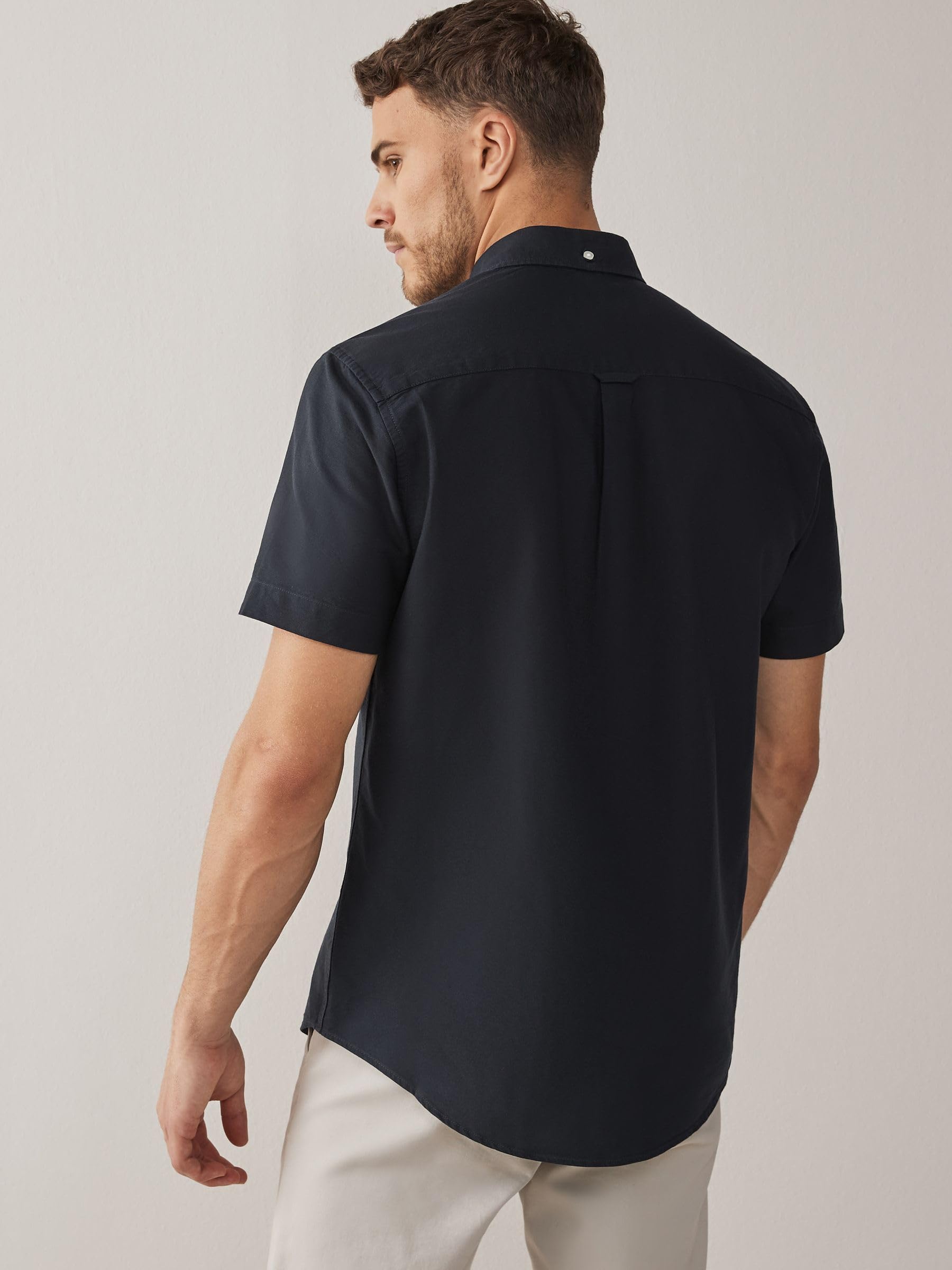 Next Oxford Camicie Uomo Manica Corta XL Confezione 3 Cotone