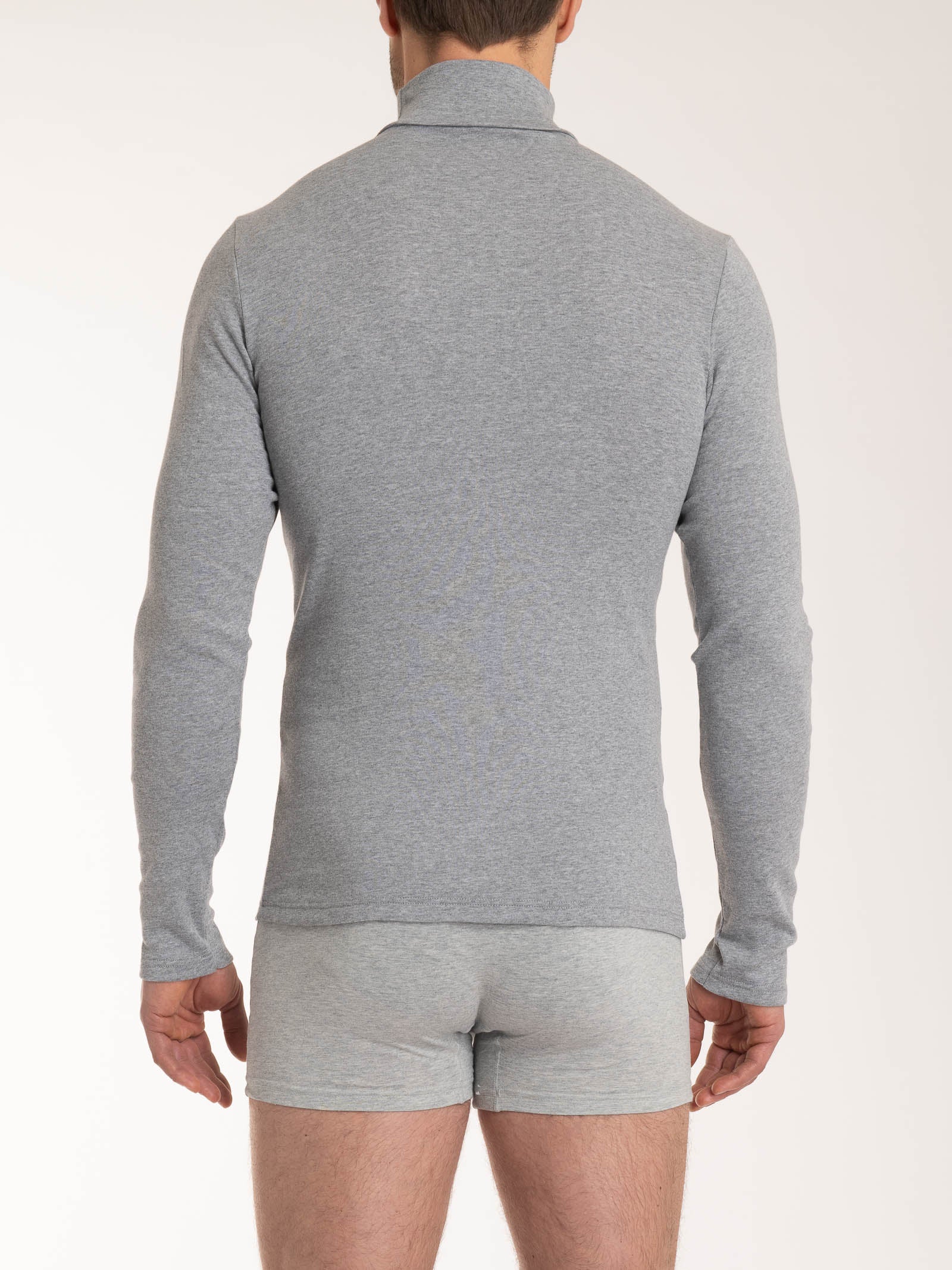 Ragno Caldo Cotone dolcevita uomo skinny Vapore Melange